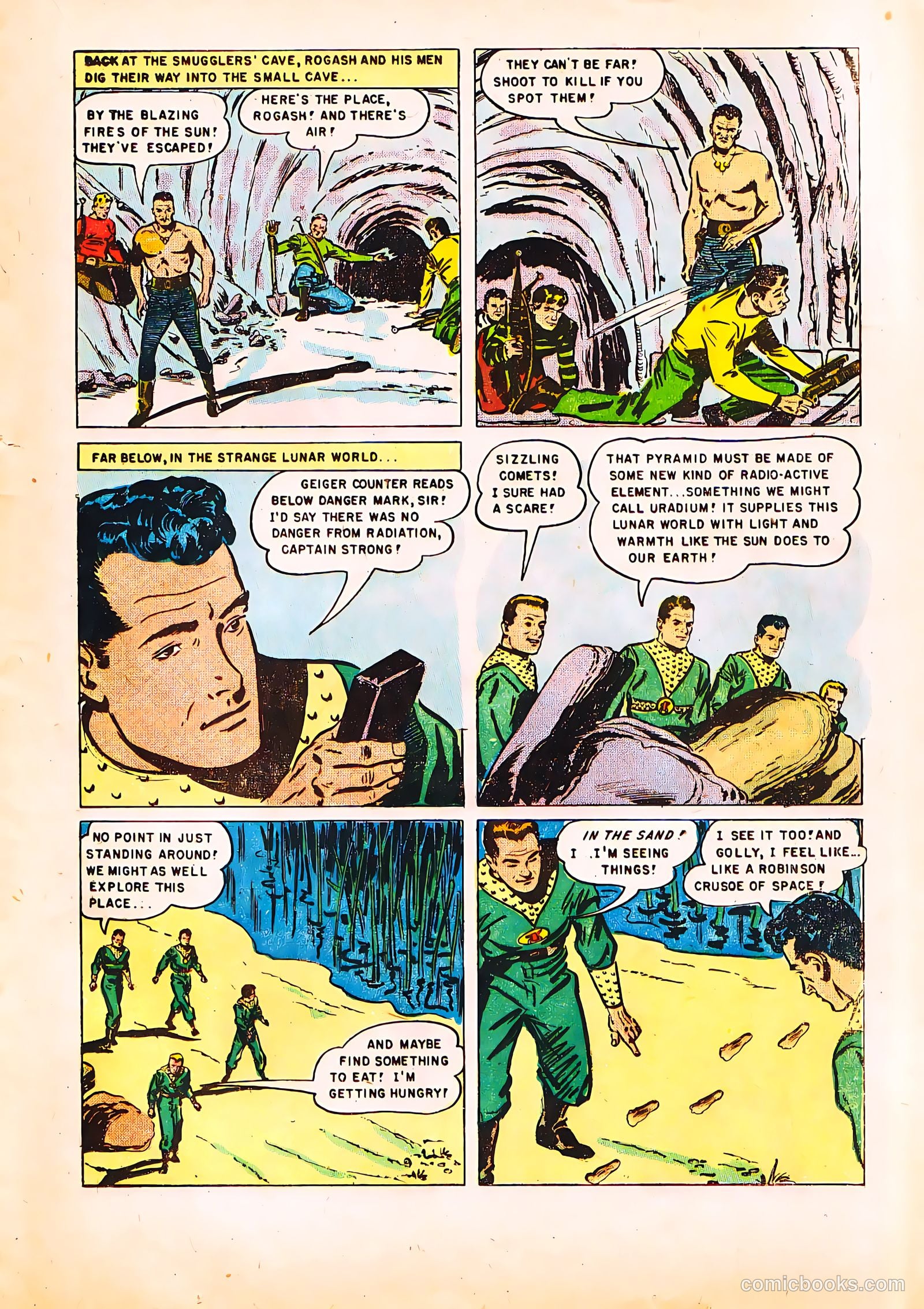 Tom Corbett Space Cadet #5 — page 17 of 36