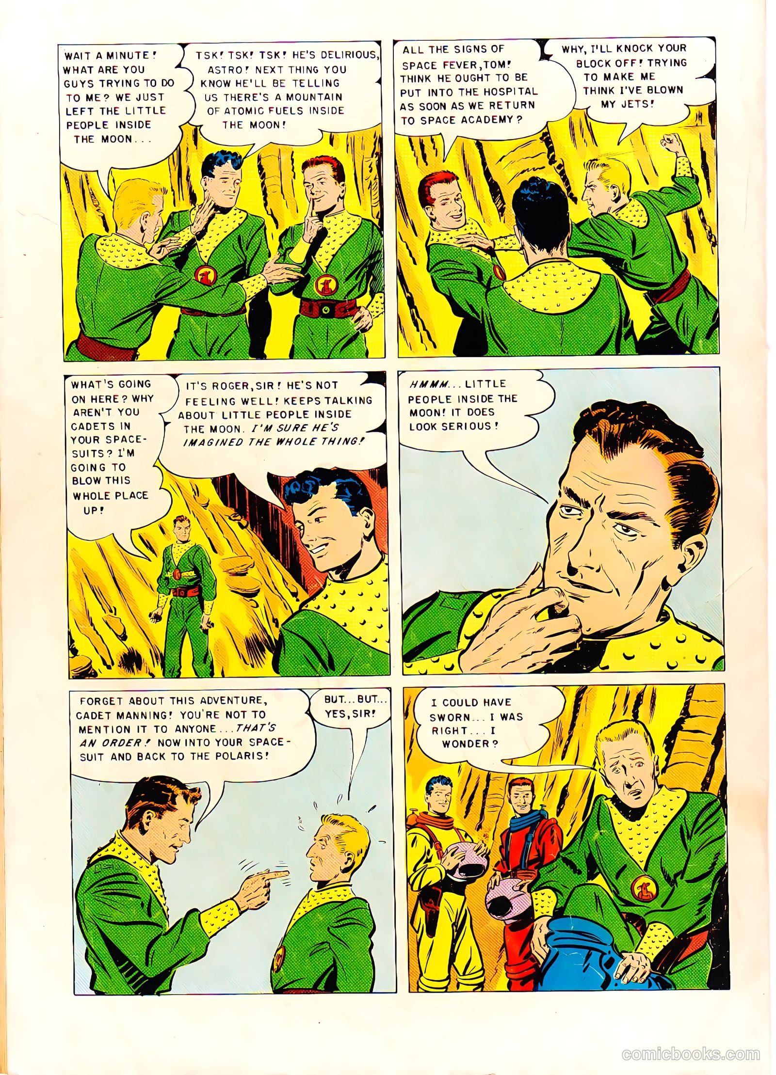 Tom Corbett Space Cadet #5 — page 36 of 36
