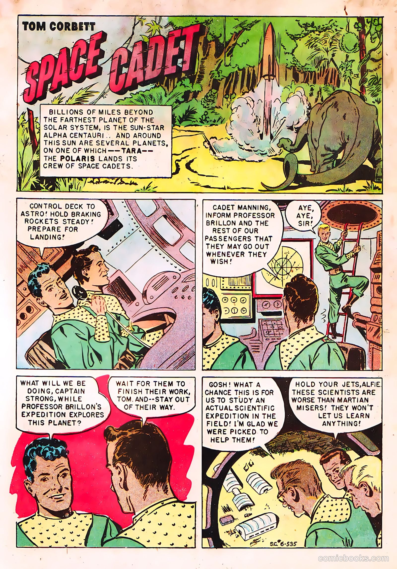 Tom Corbett, Space Cadet #6 — page 4 of 38