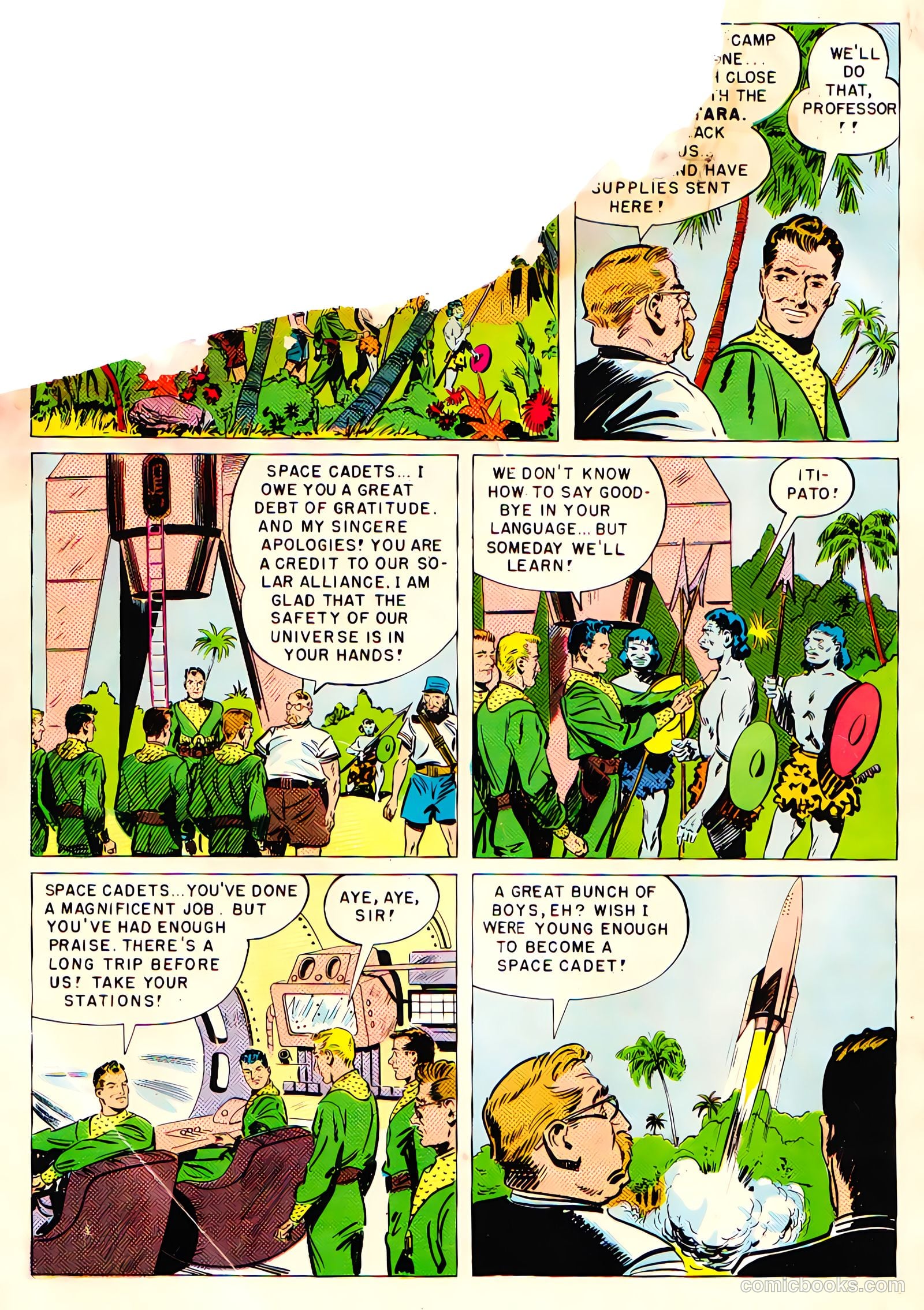 Tom Corbett, Space Cadet #6 — page 37 of 38