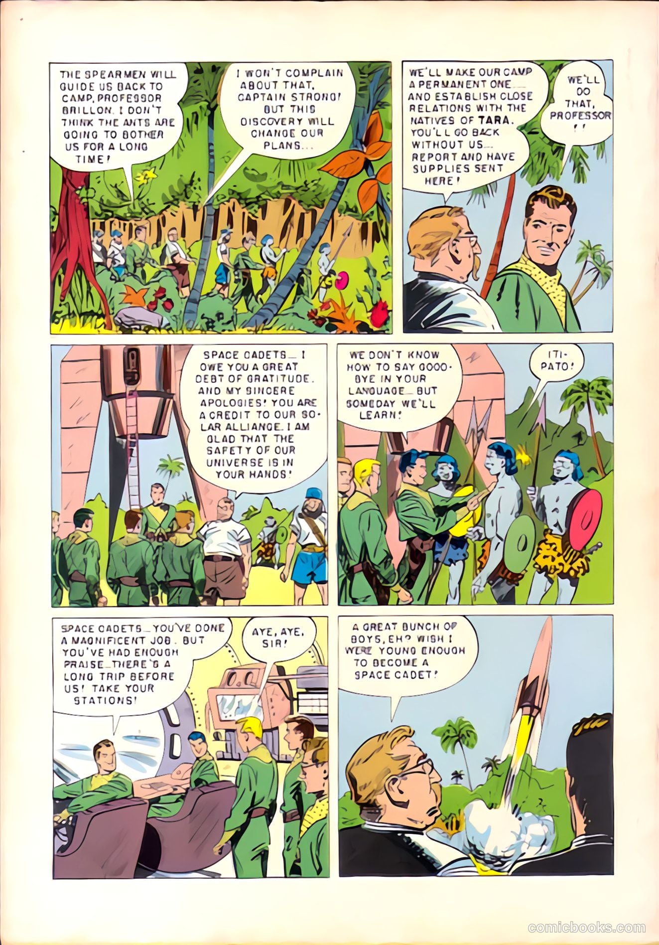 Tom Corbett, Space Cadet #6 — page 38 of 38