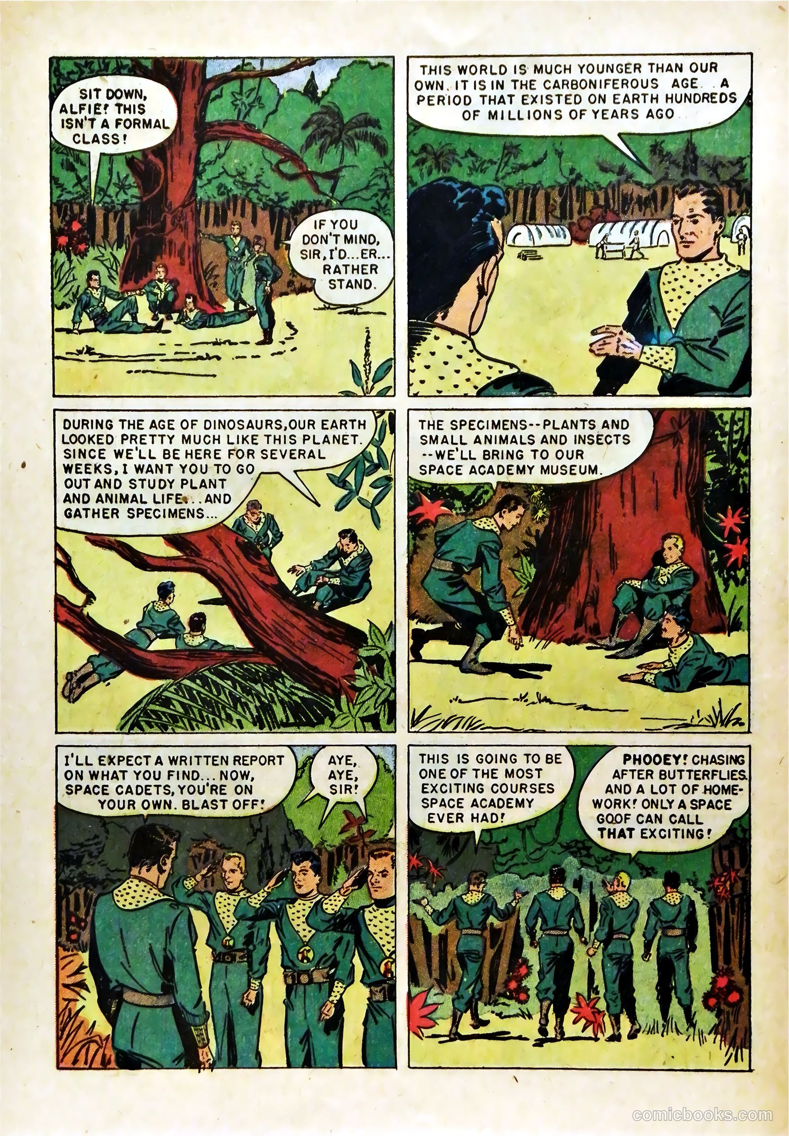 Tom Corbett Space Cadet #6 — page 6 of 36