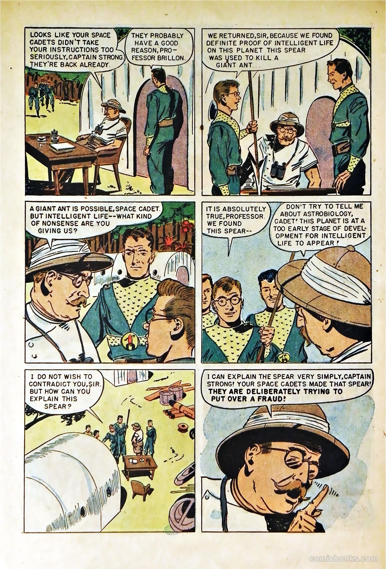 Tom Corbett Space Cadet #6 — page 10 of 36