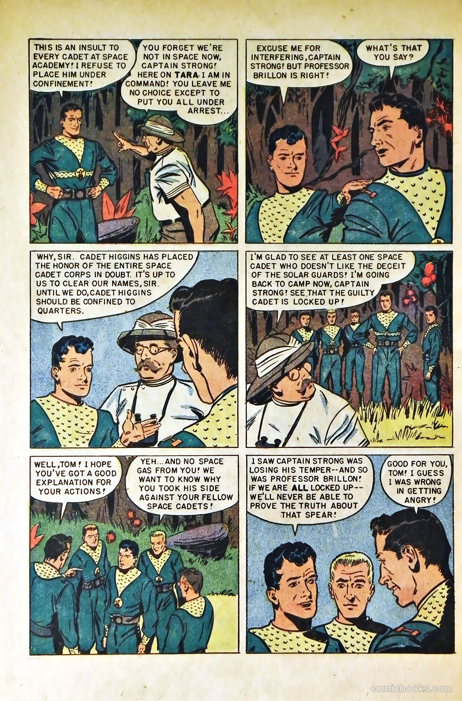 Tom Corbett Space Cadet #6 — page 12 of 36