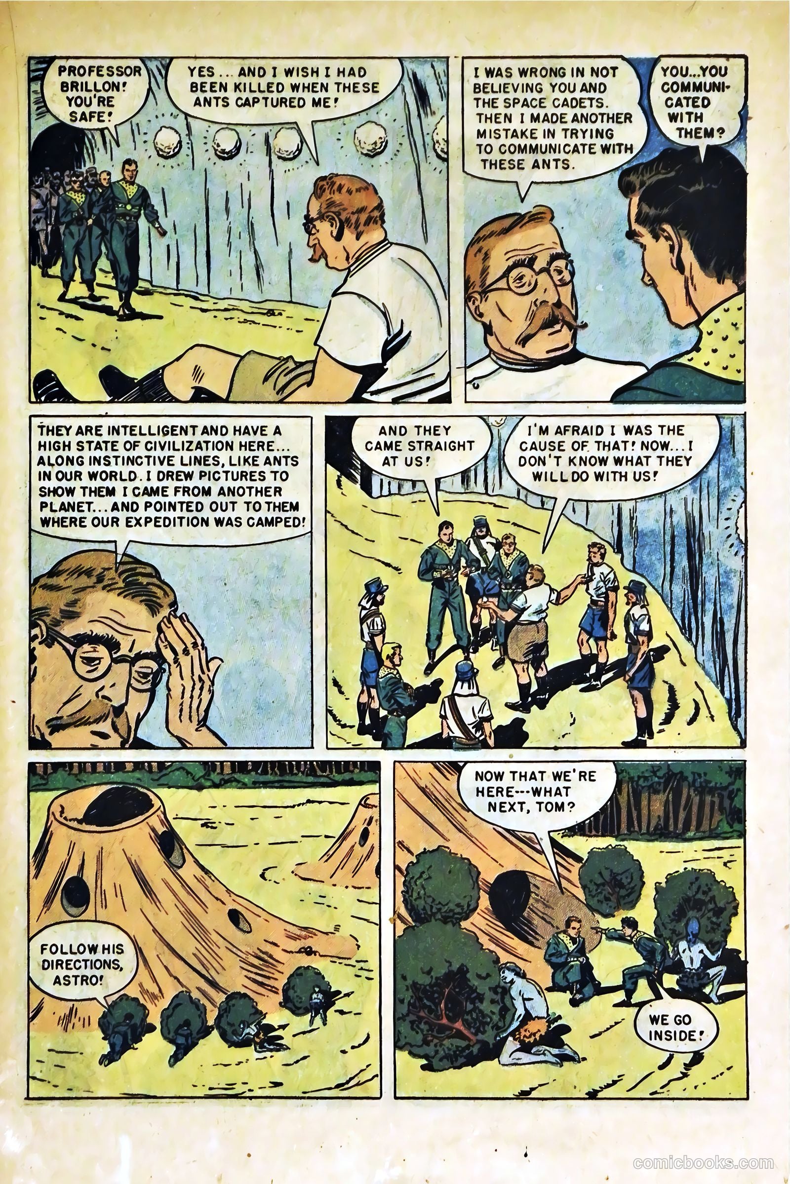 Tom Corbett Space Cadet #6 — page 23 of 36