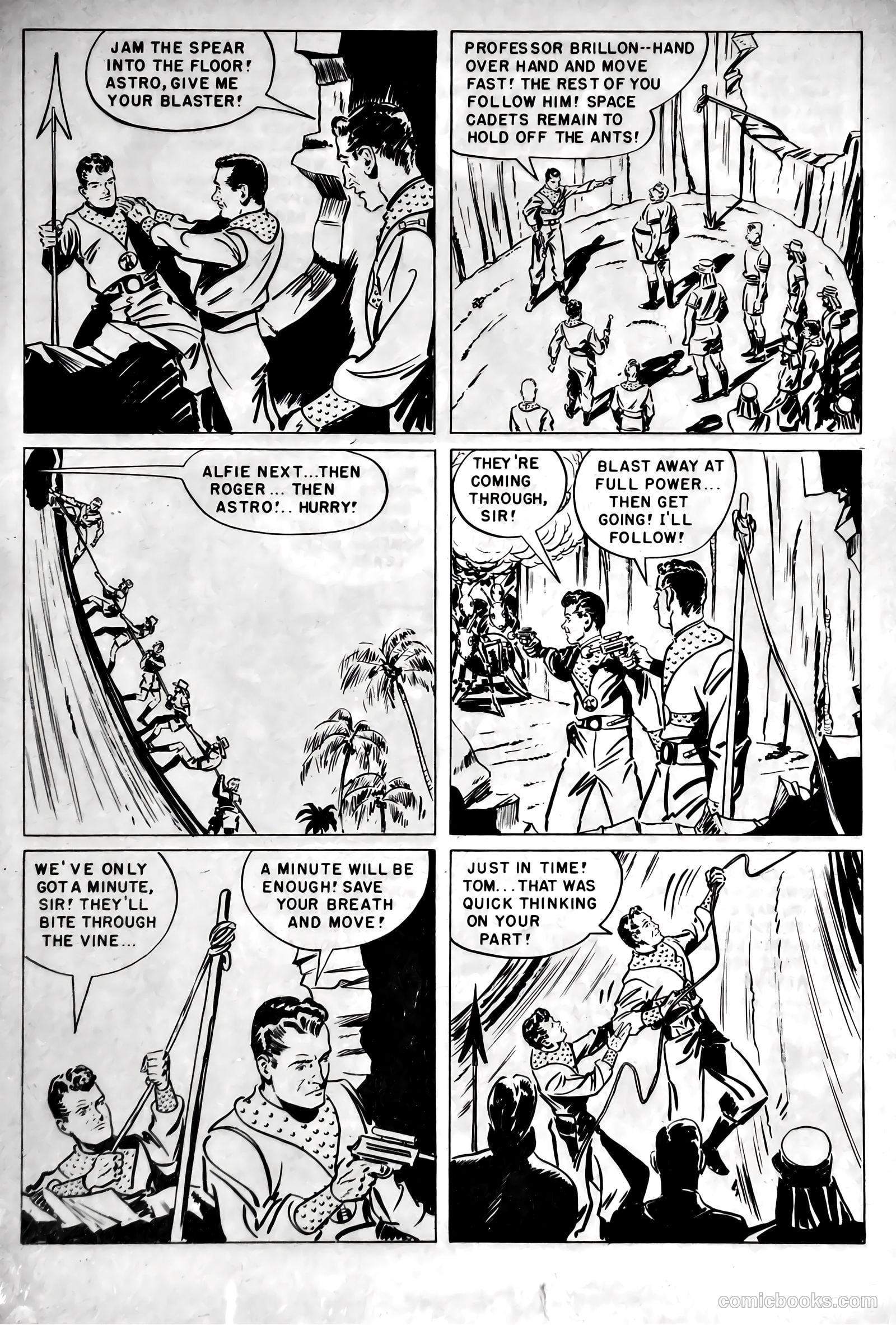 Tom Corbett Space Cadet #6 — page 35 of 36