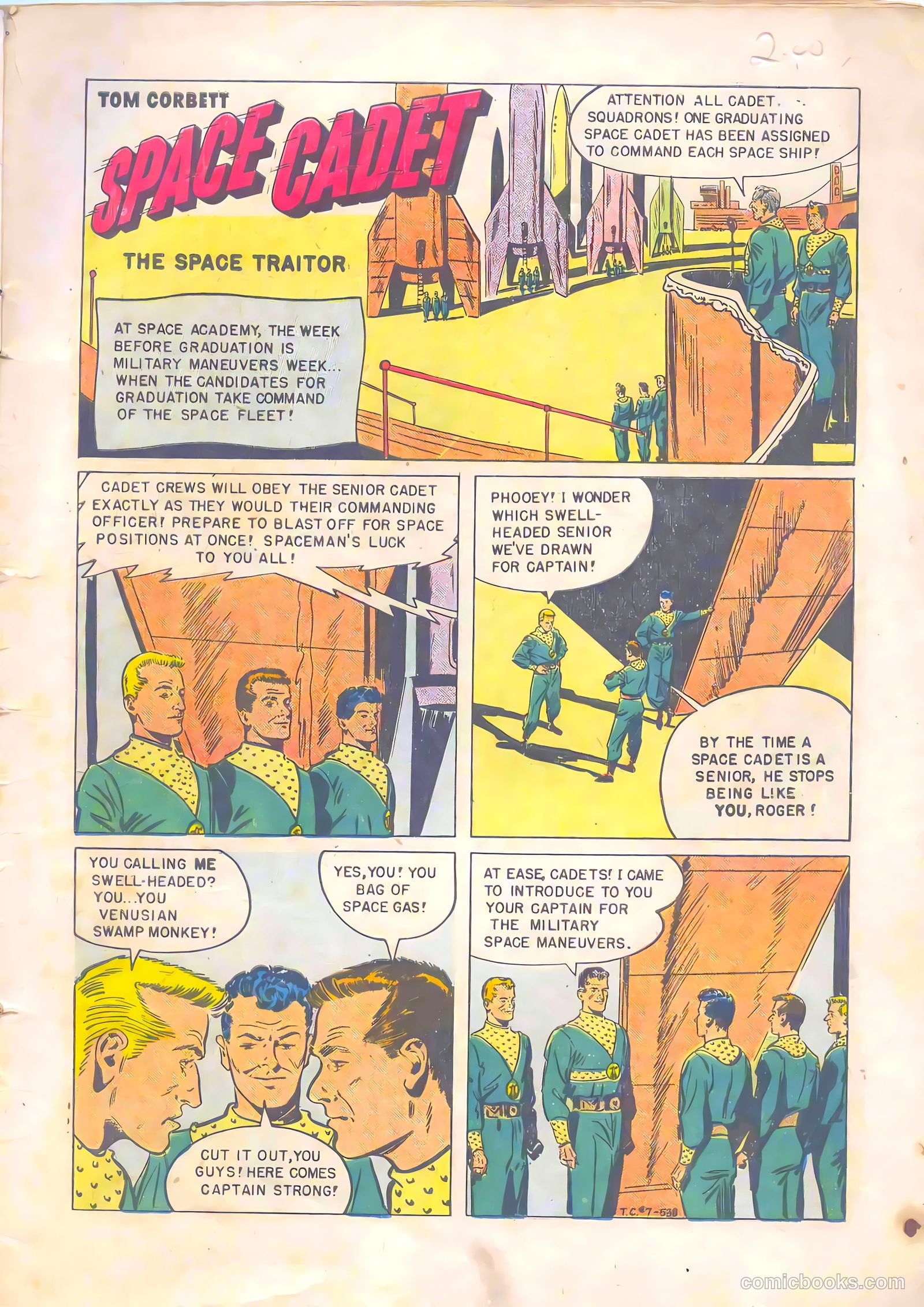 Tom Corbett Space Cadet #7 — page 3 of 36