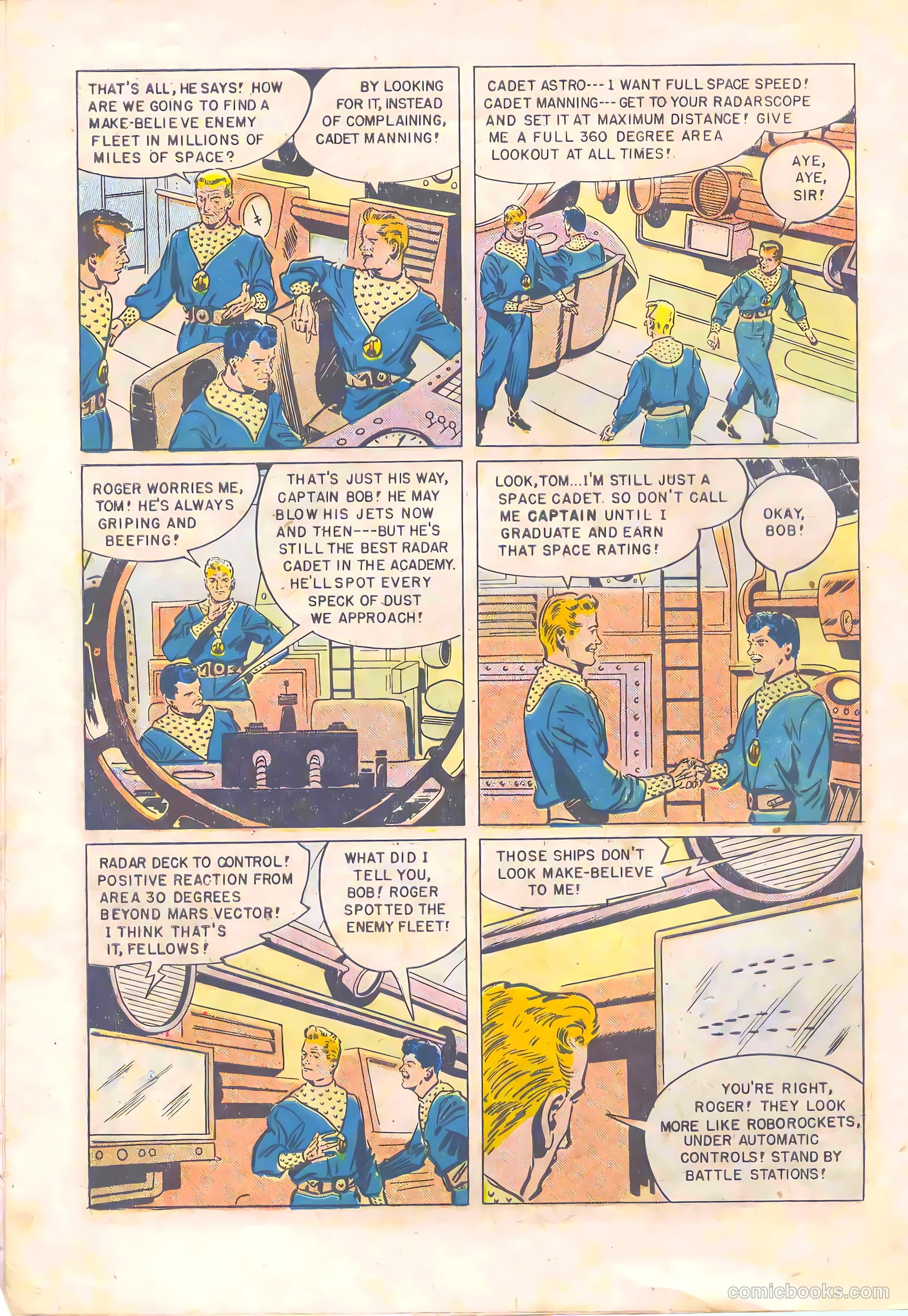 Tom Corbett Space Cadet #7 — page 6 of 36