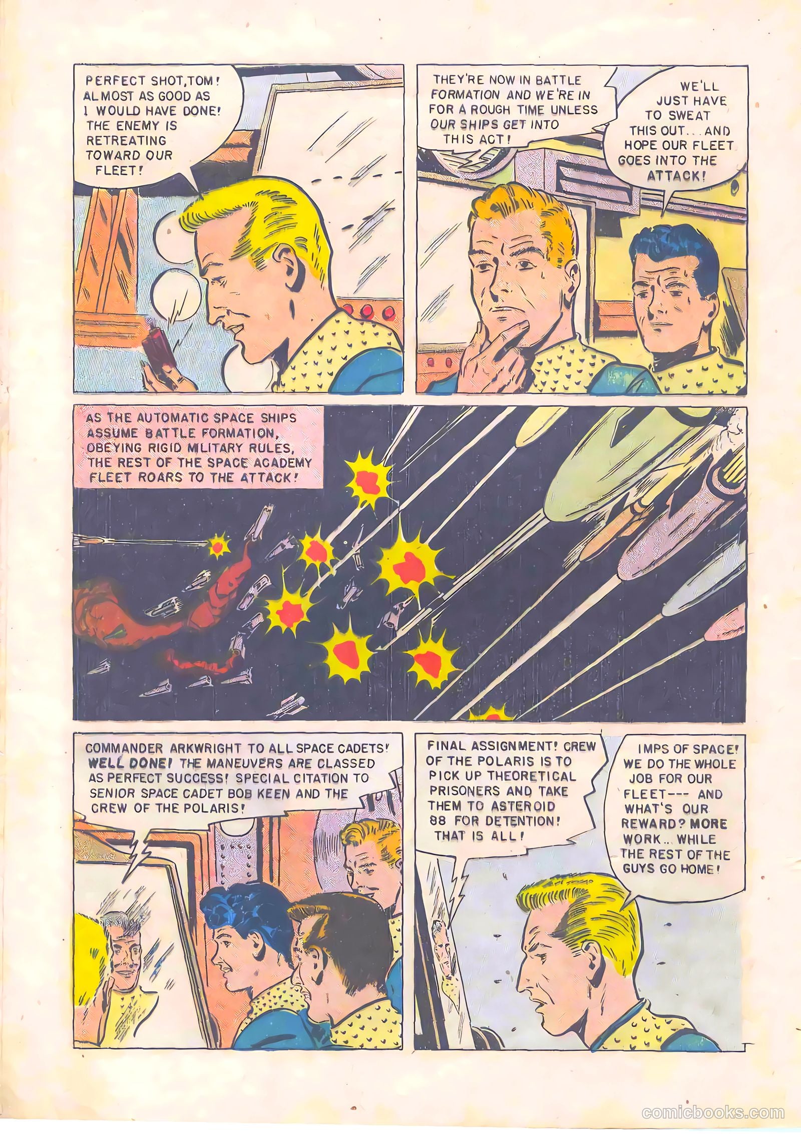 Tom Corbett Space Cadet #7 — page 8 of 36