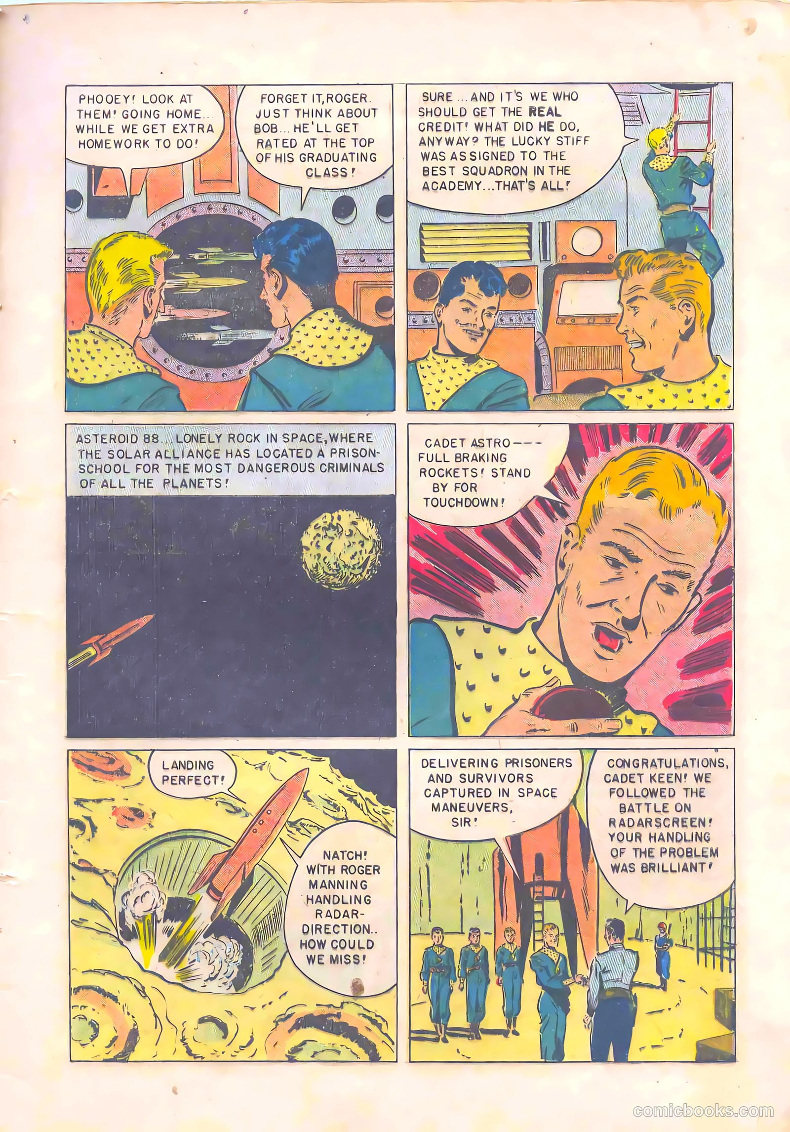 Tom Corbett Space Cadet #7 — page 9 of 36