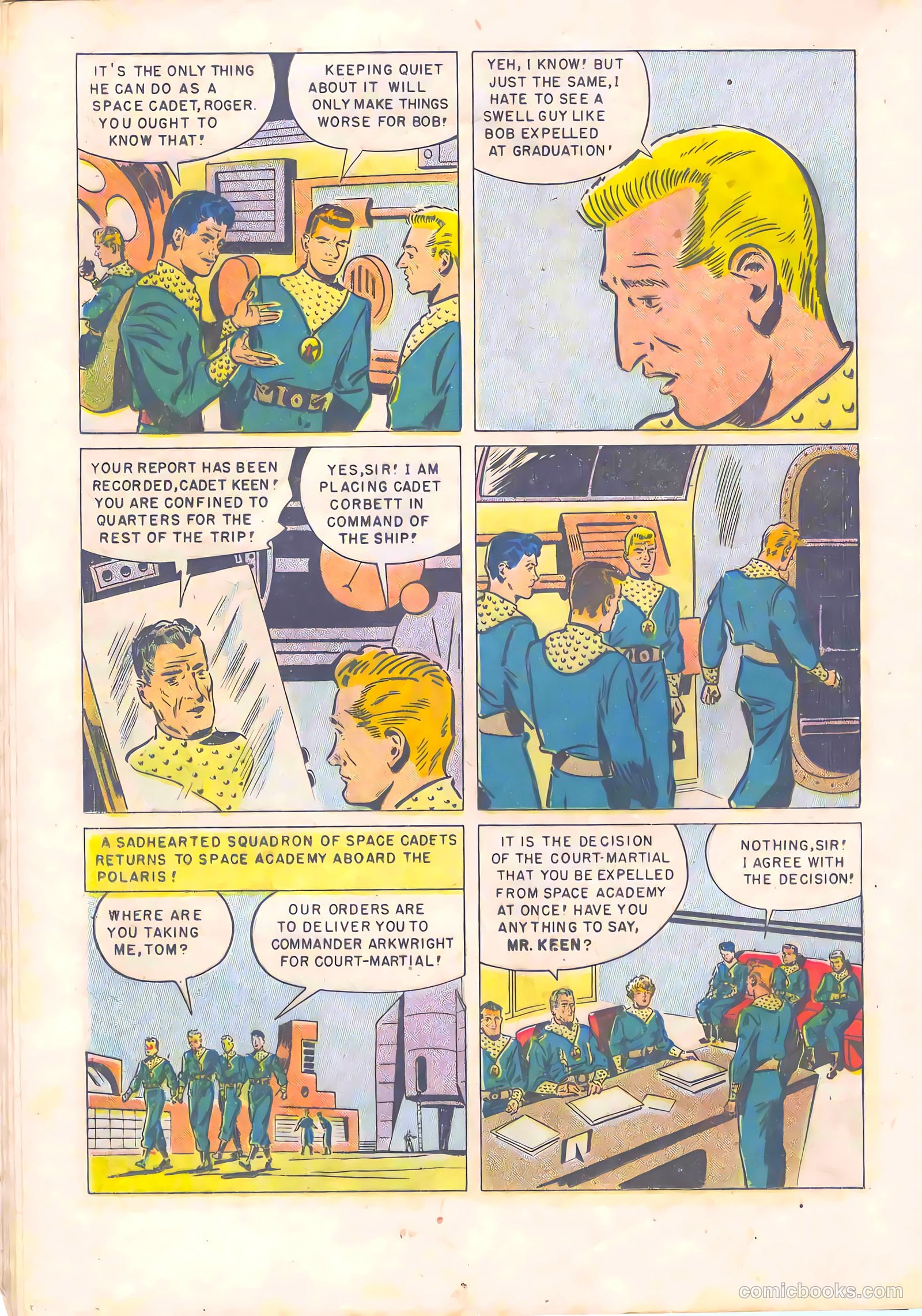 Tom Corbett Space Cadet #7 — page 16 of 36