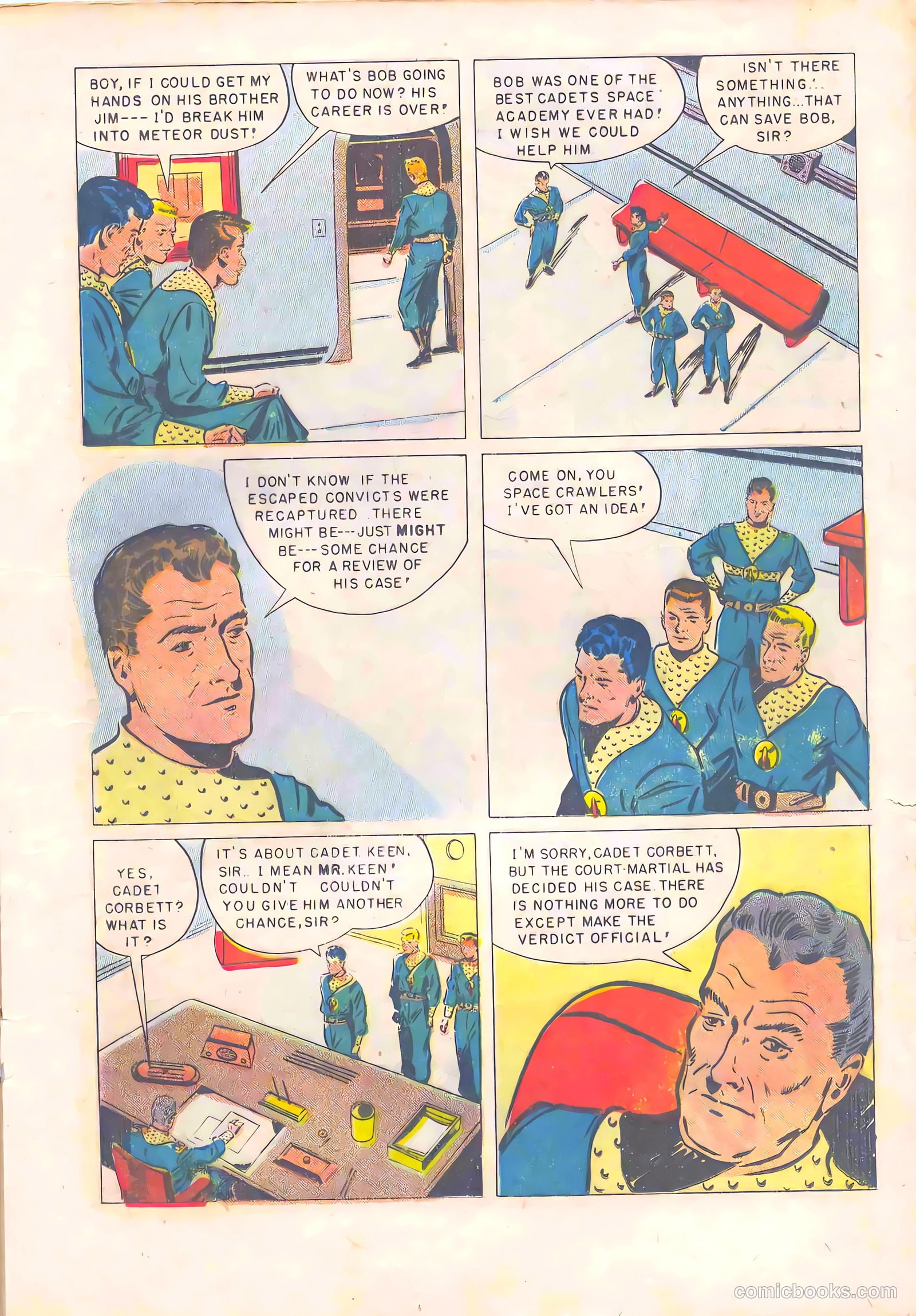 Tom Corbett Space Cadet #7 — page 17 of 36