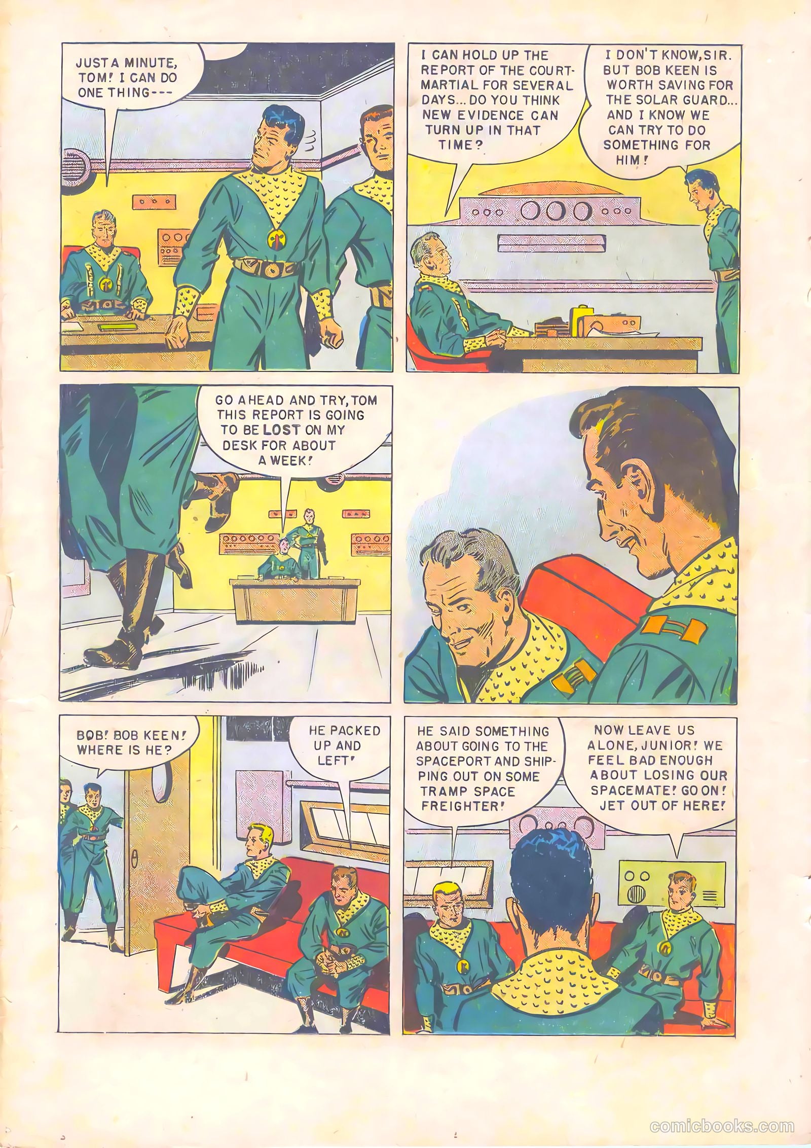 Tom Corbett Space Cadet #7 — page 18 of 36