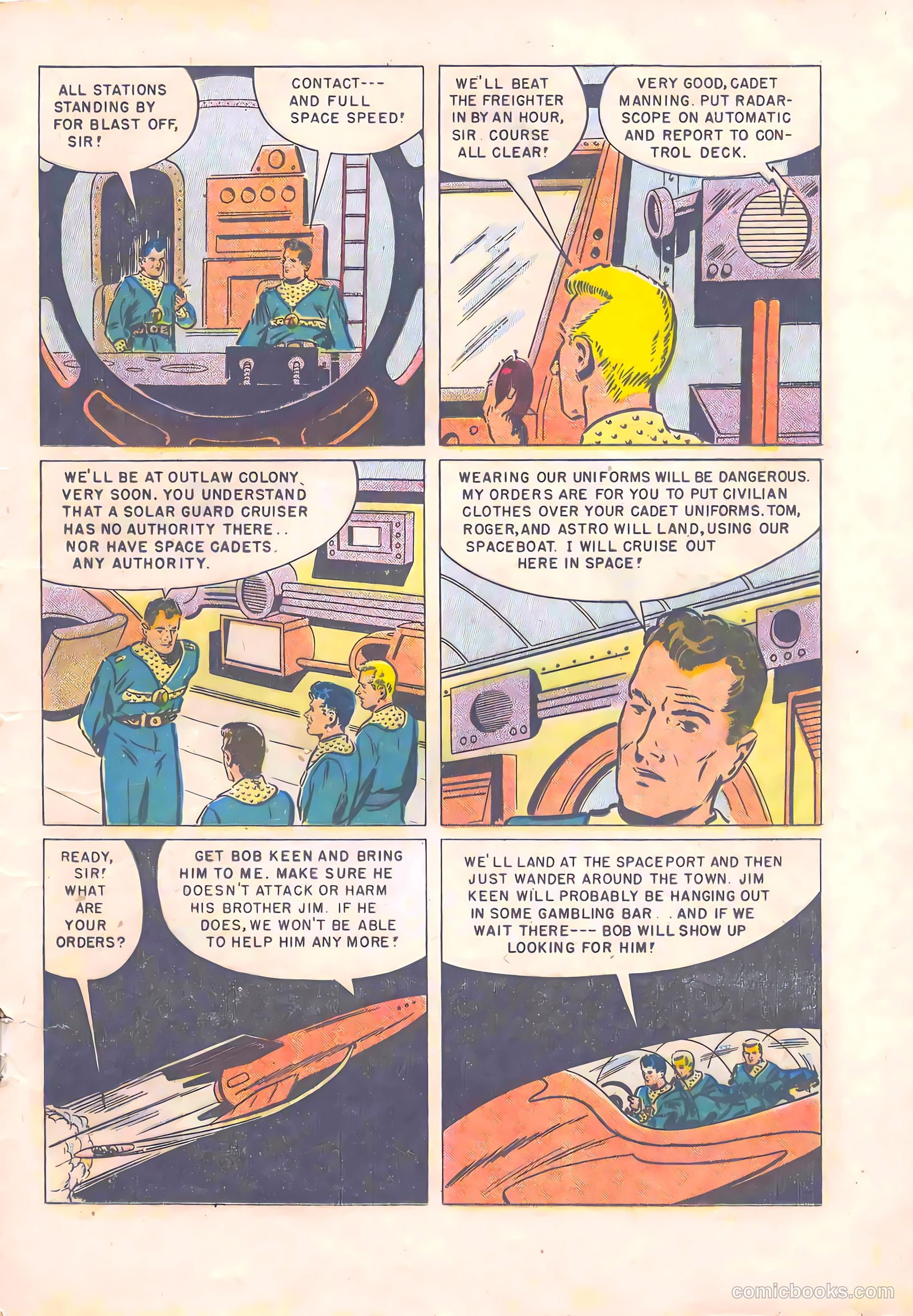 Tom Corbett Space Cadet #7 — page 21 of 36