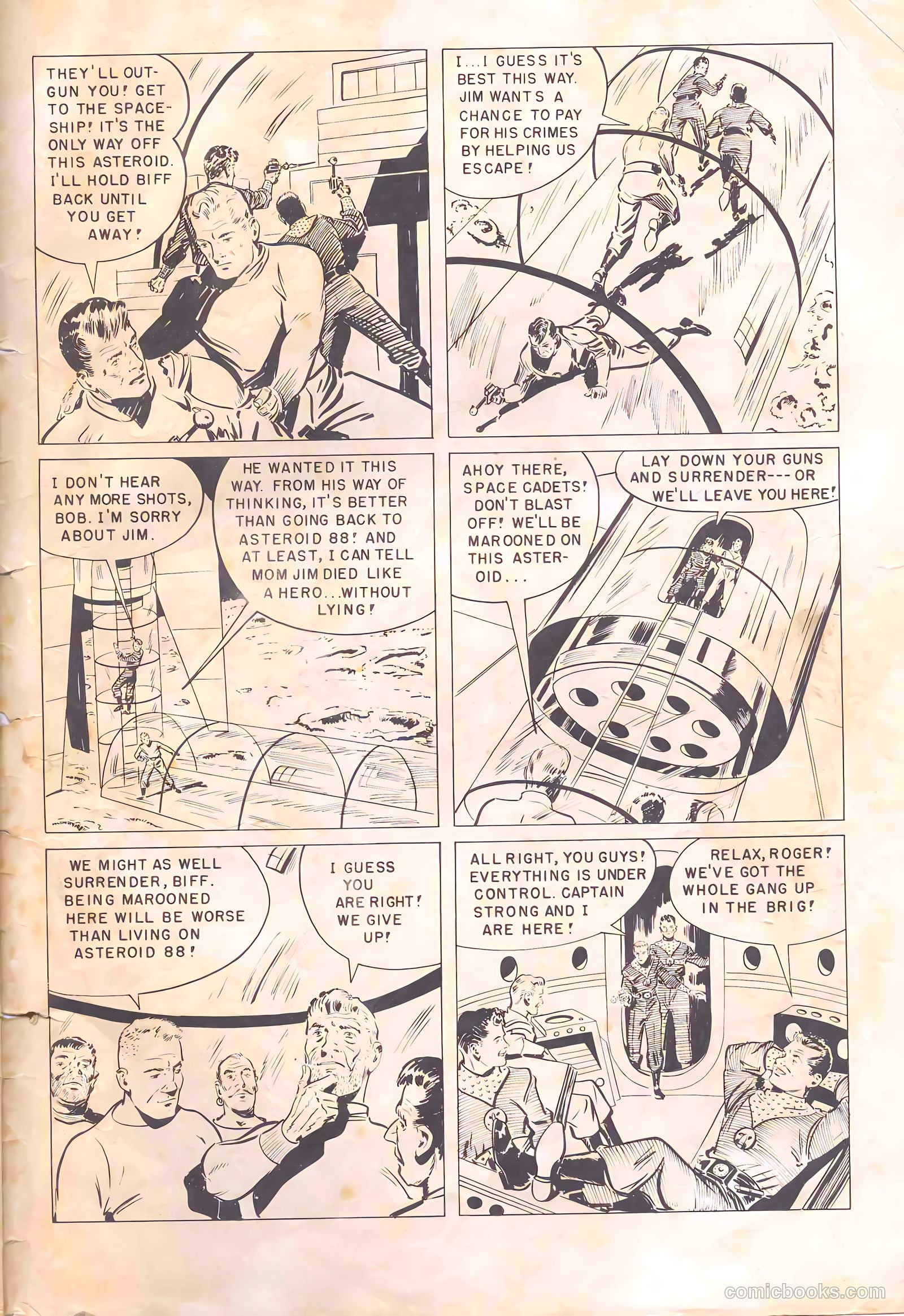 Tom Corbett Space Cadet #7 — page 35 of 36