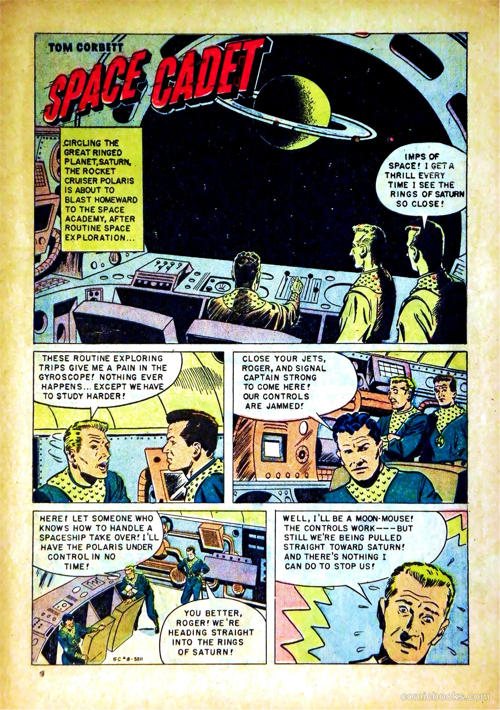 Tom Corbett Space Cadet #8 — page 3 of 36