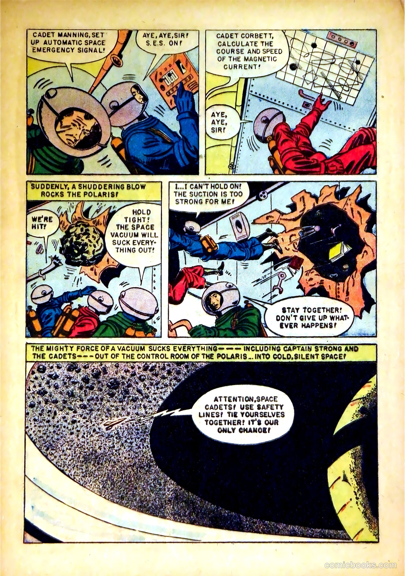 Tom Corbett Space Cadet #8 — page 5 of 36