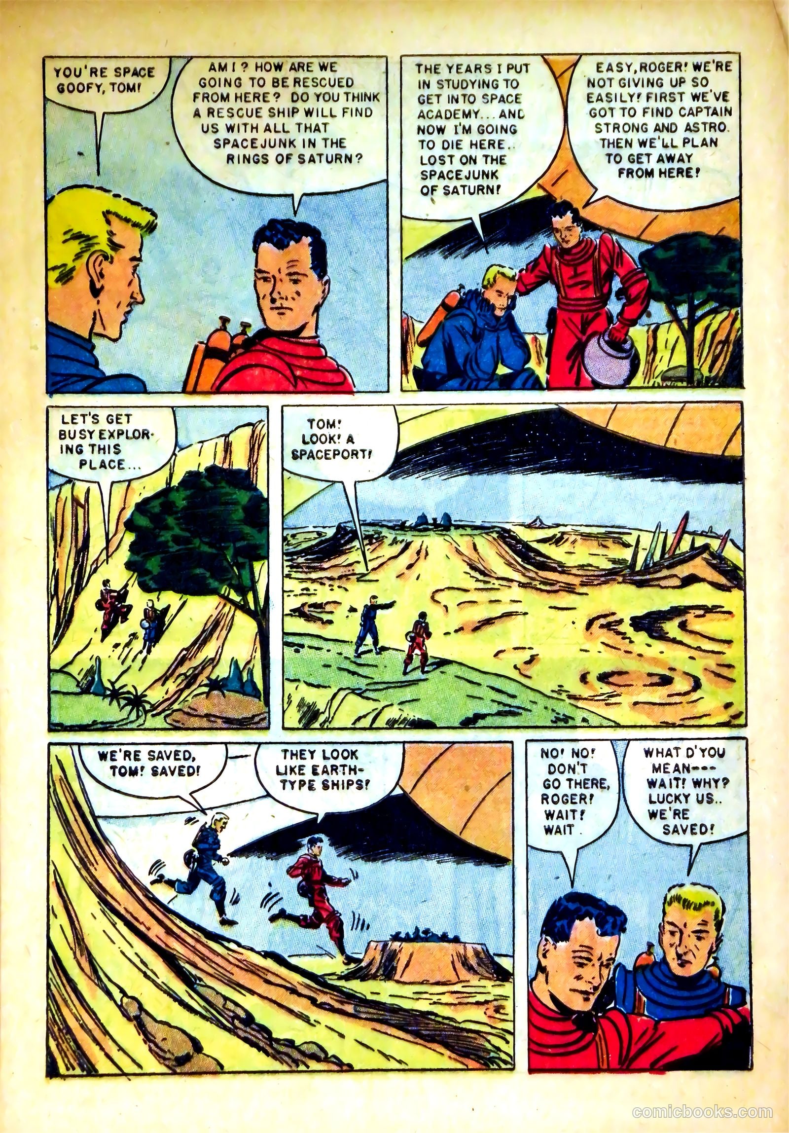 Tom Corbett Space Cadet #8 — page 9 of 36