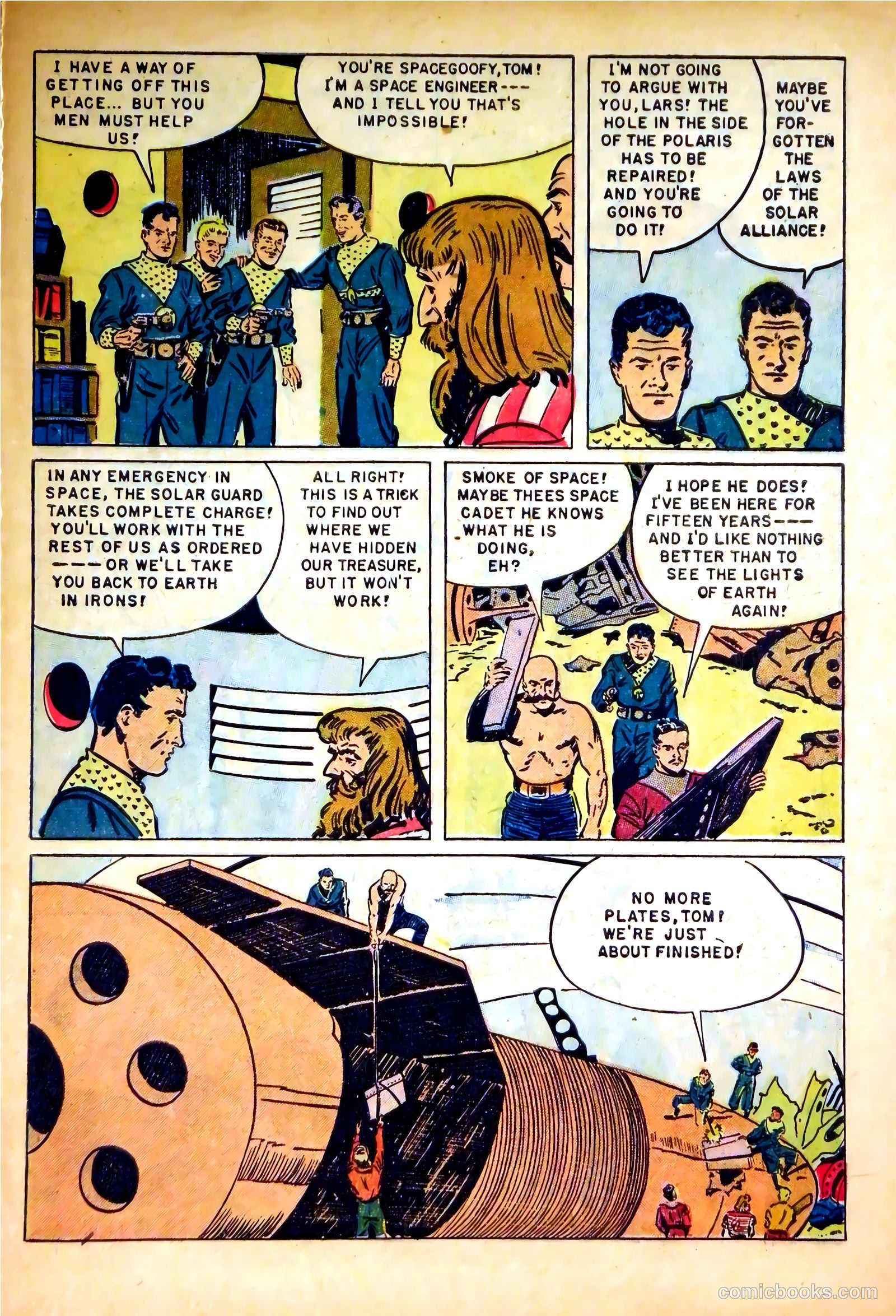 Tom Corbett Space Cadet #8 — page 31 of 36