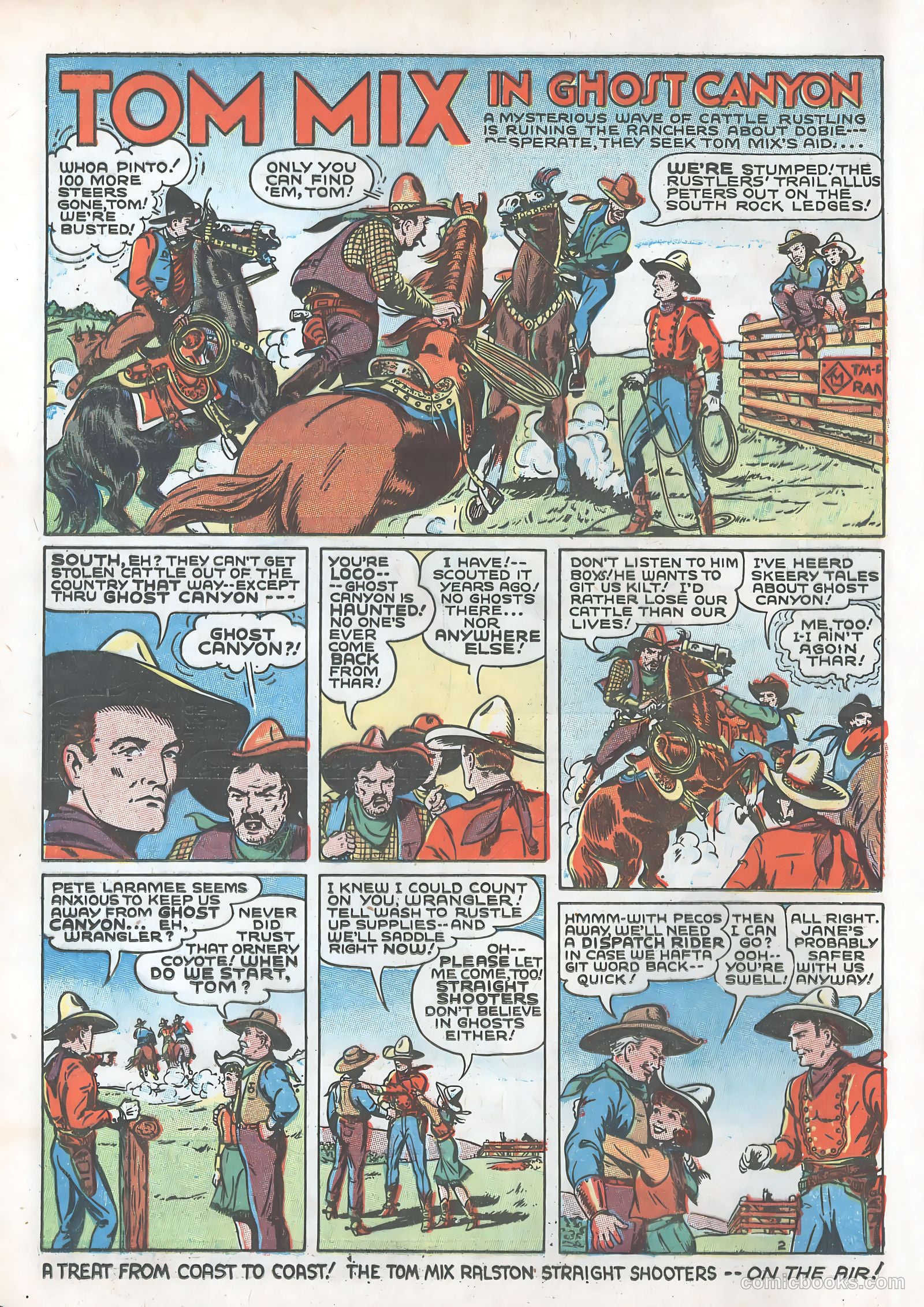 Tom Mix Comics #1 — page 4 of 34