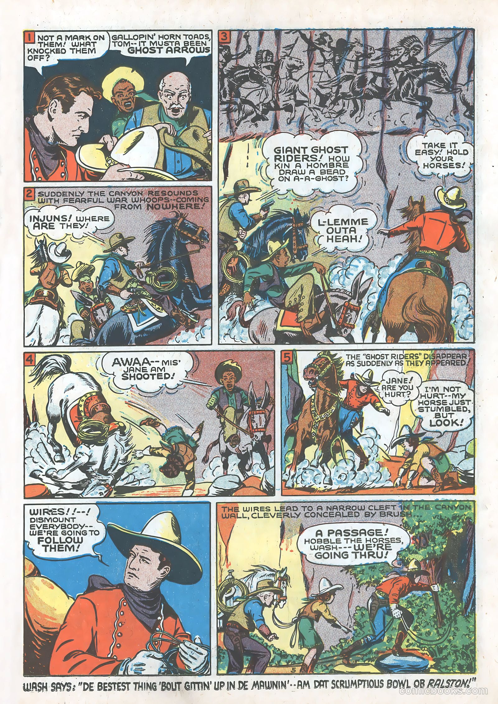 Tom Mix Comics #1 — page 7 of 34