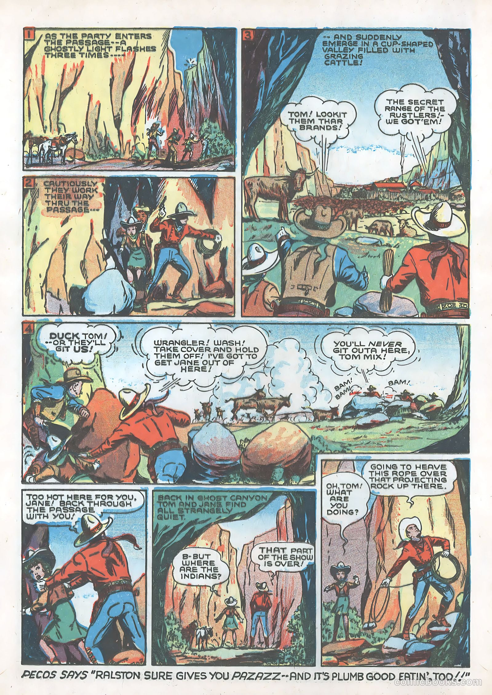 Tom Mix Comics #1 — page 8 of 34