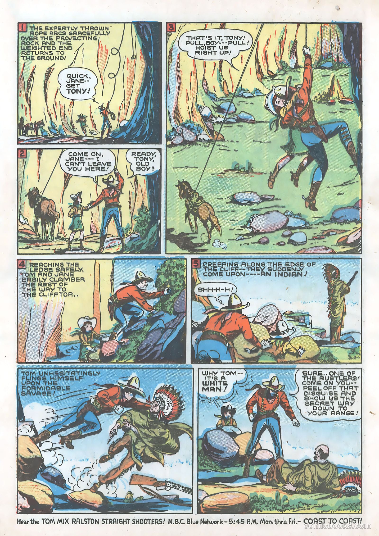 Tom Mix Comics #1 — page 9 of 34