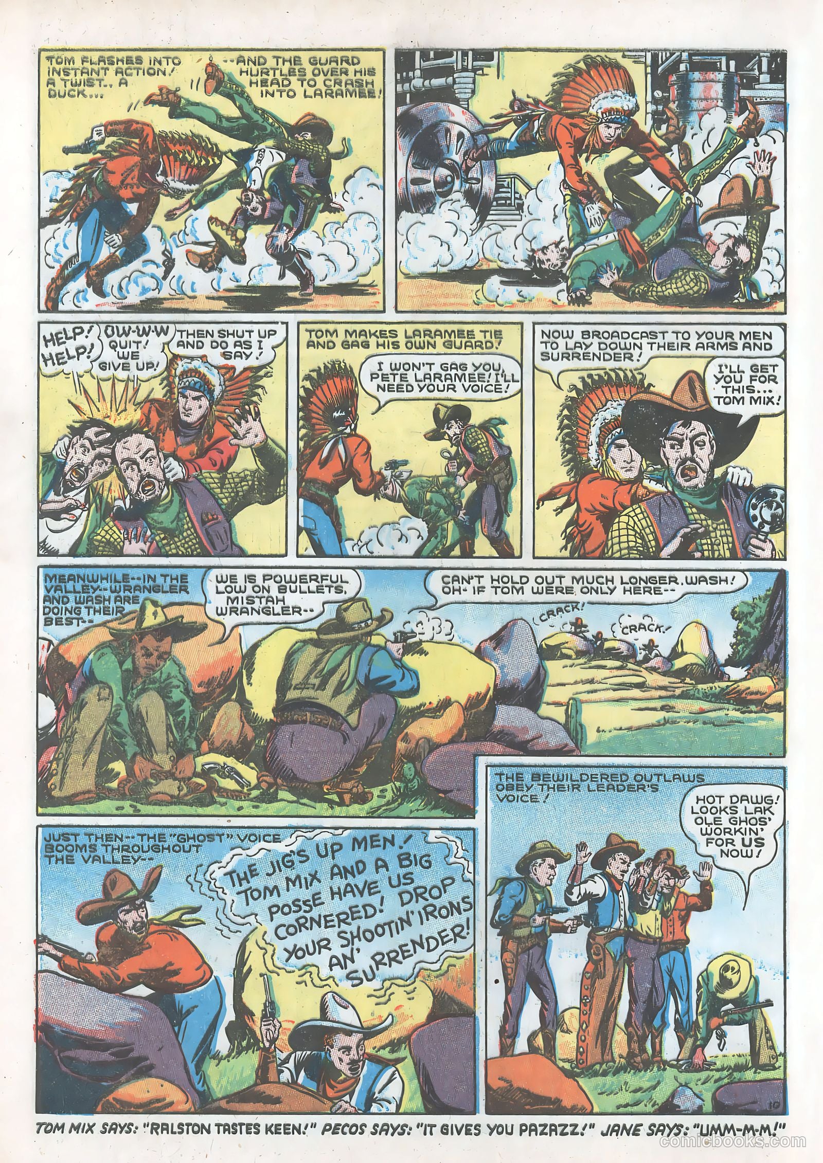 Tom Mix Comics #1 — page 12 of 34