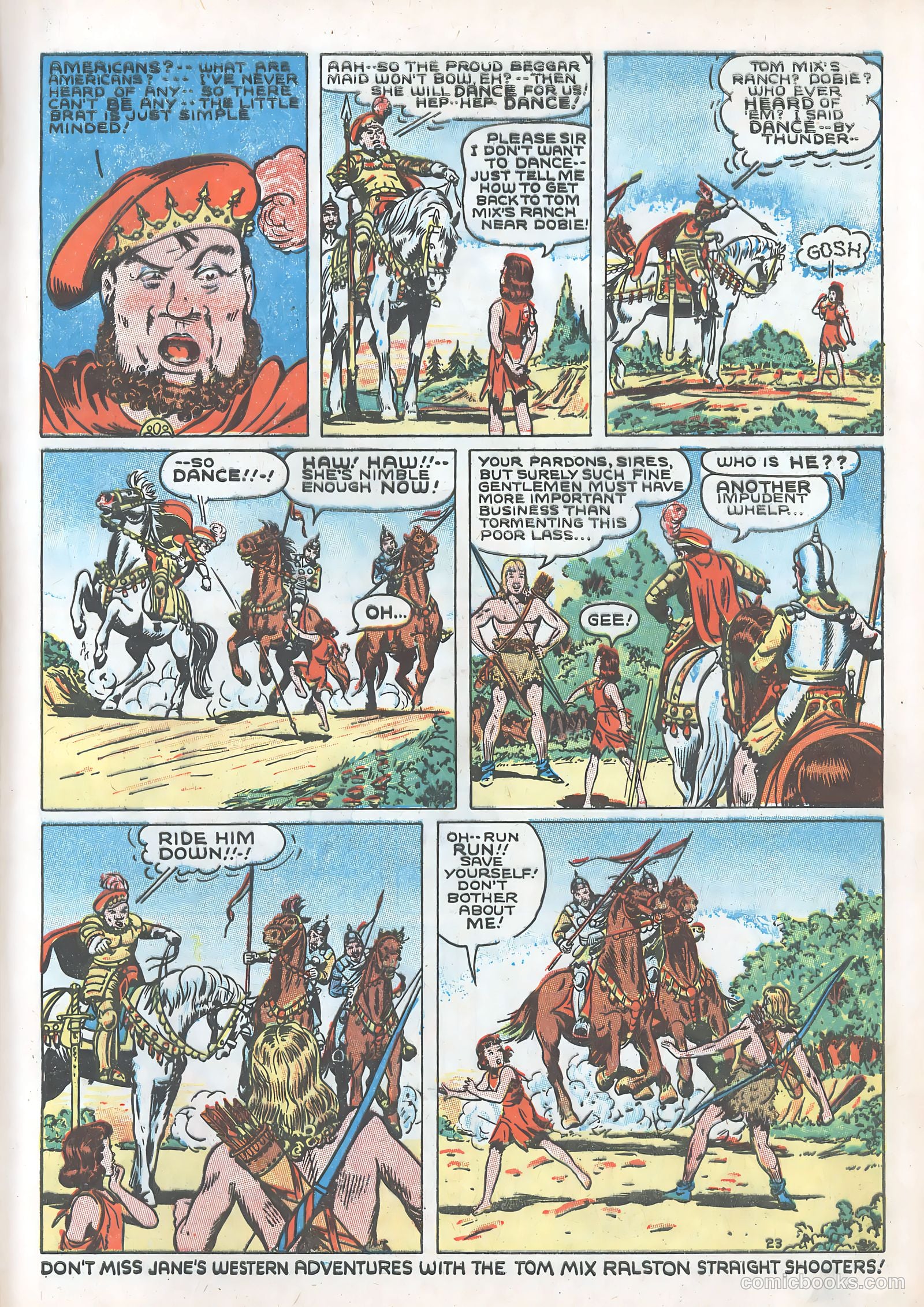 Tom Mix Comics #1 — page 23 of 34