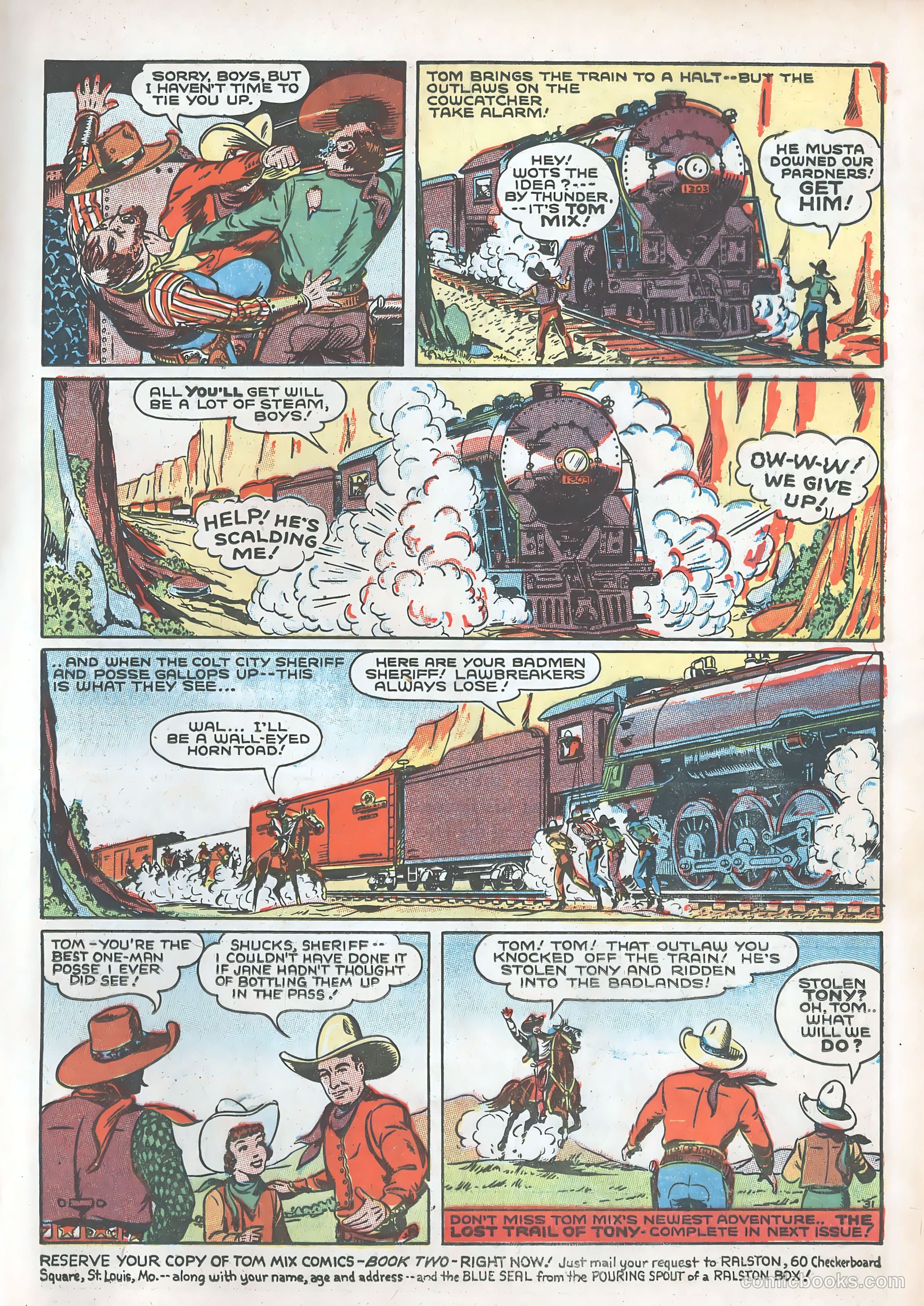 Tom Mix Comics #1 — page 31 of 34