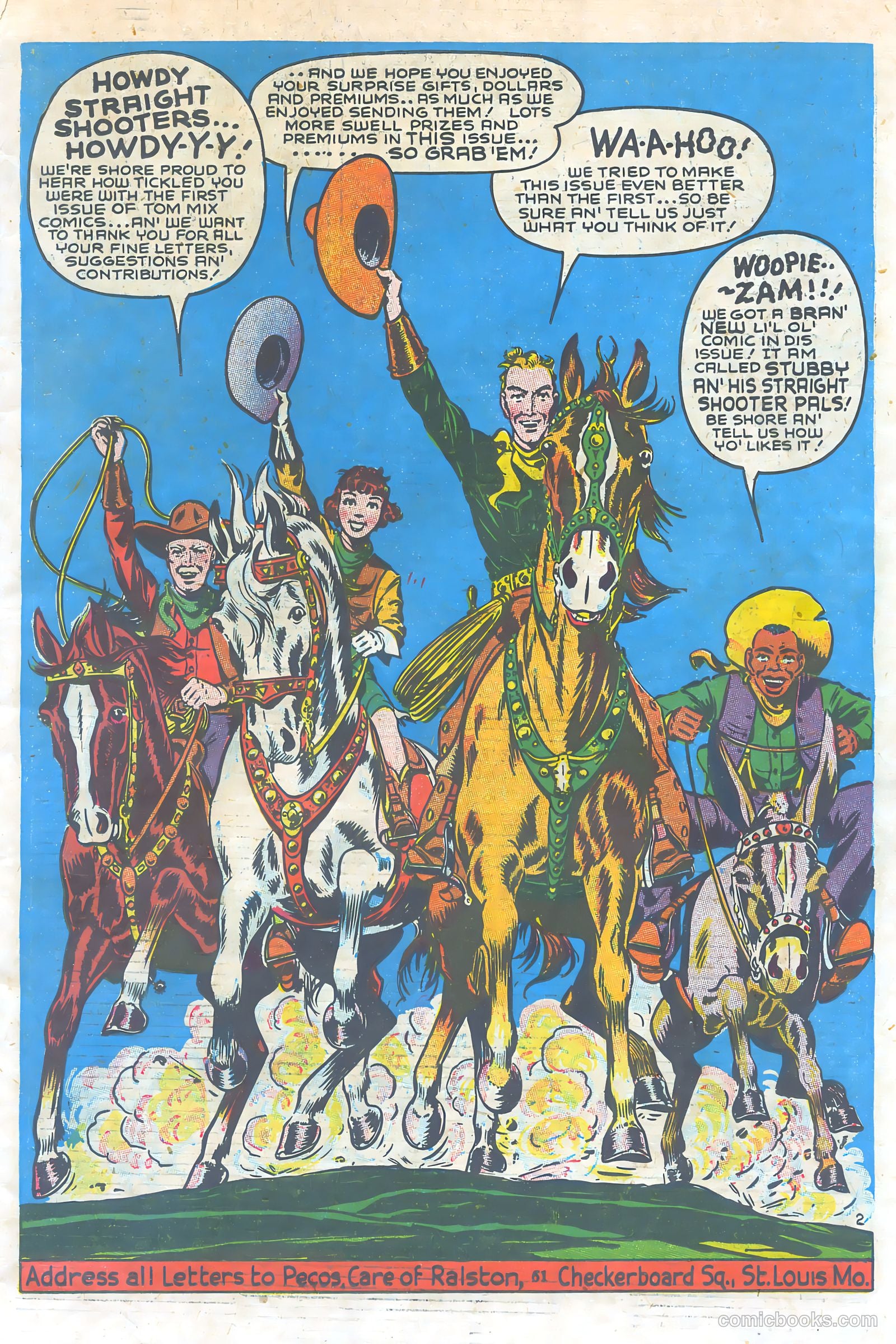 Tom Mix Comics #2 — page 3 of 35