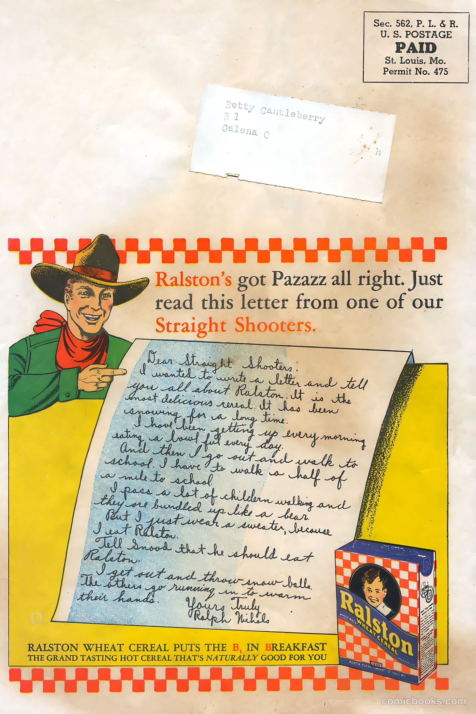 Tom Mix Comics #2 — page 35 of 35