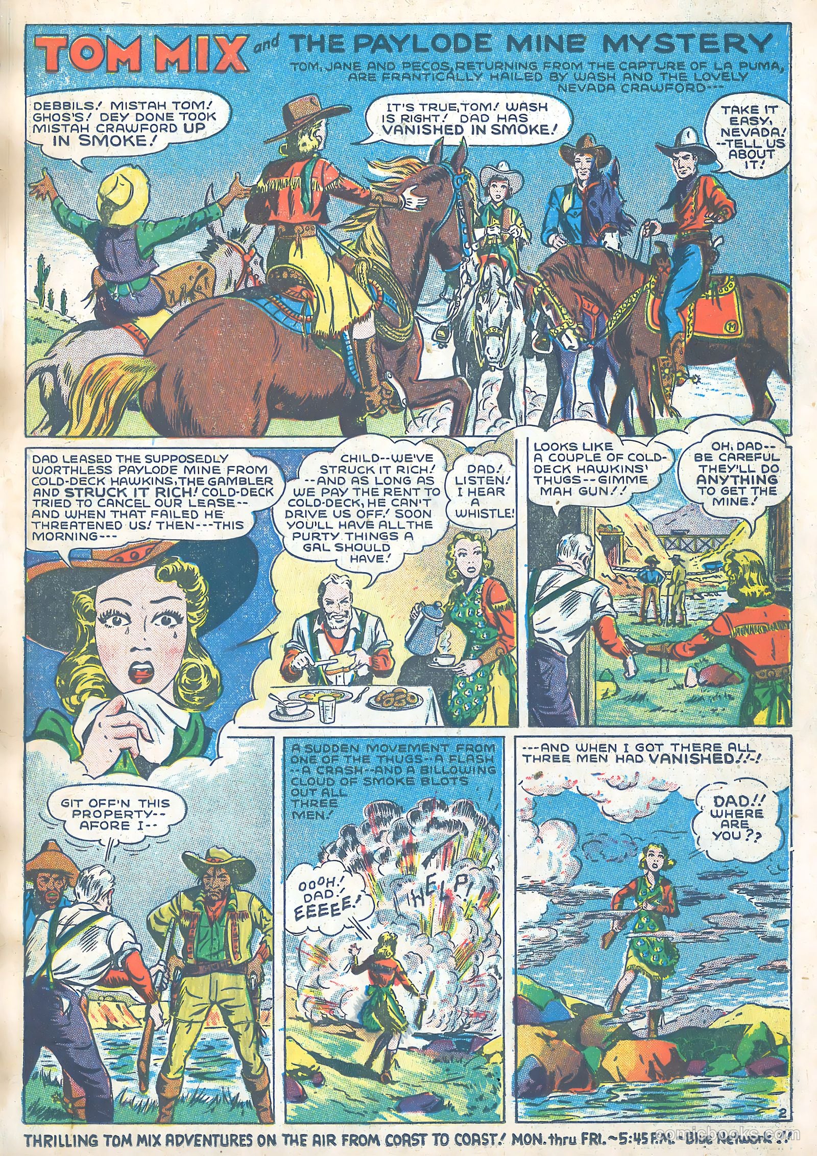 Tom Mix Comics #3 — page 3 of 33