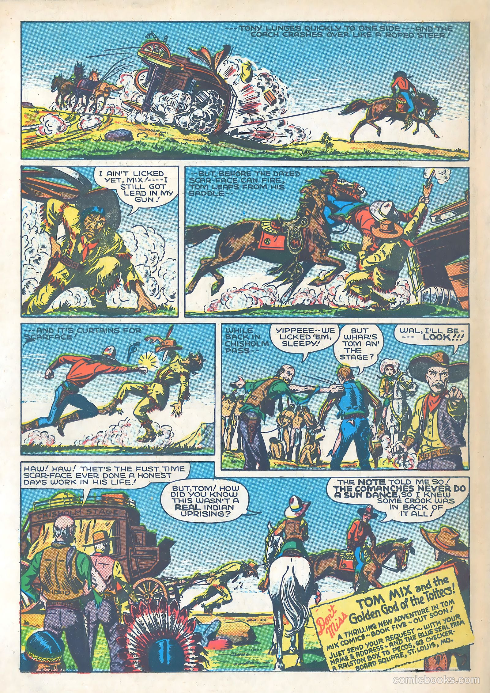 Tom Mix Comics #4 — page 32 of 34