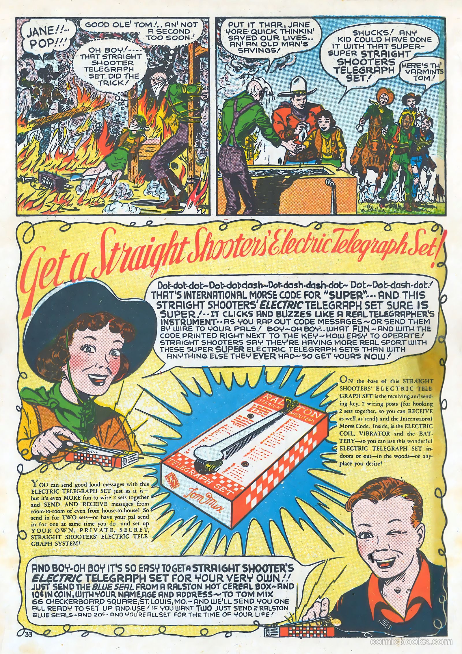 Tom Mix Comics #7 — page 32 of 35