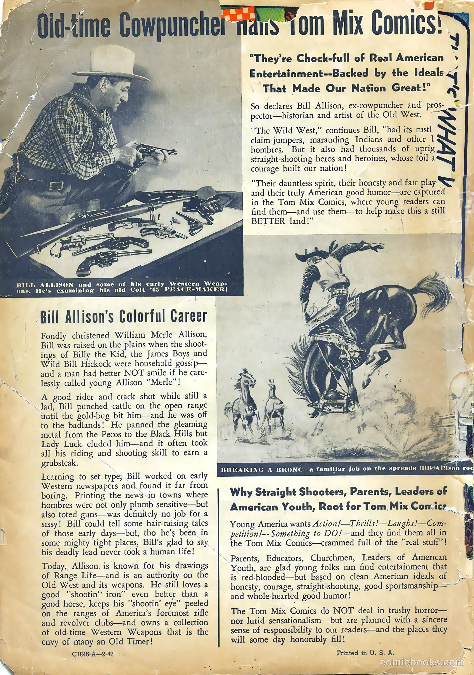 Tom Mix Comics #8 — page 2 of 37