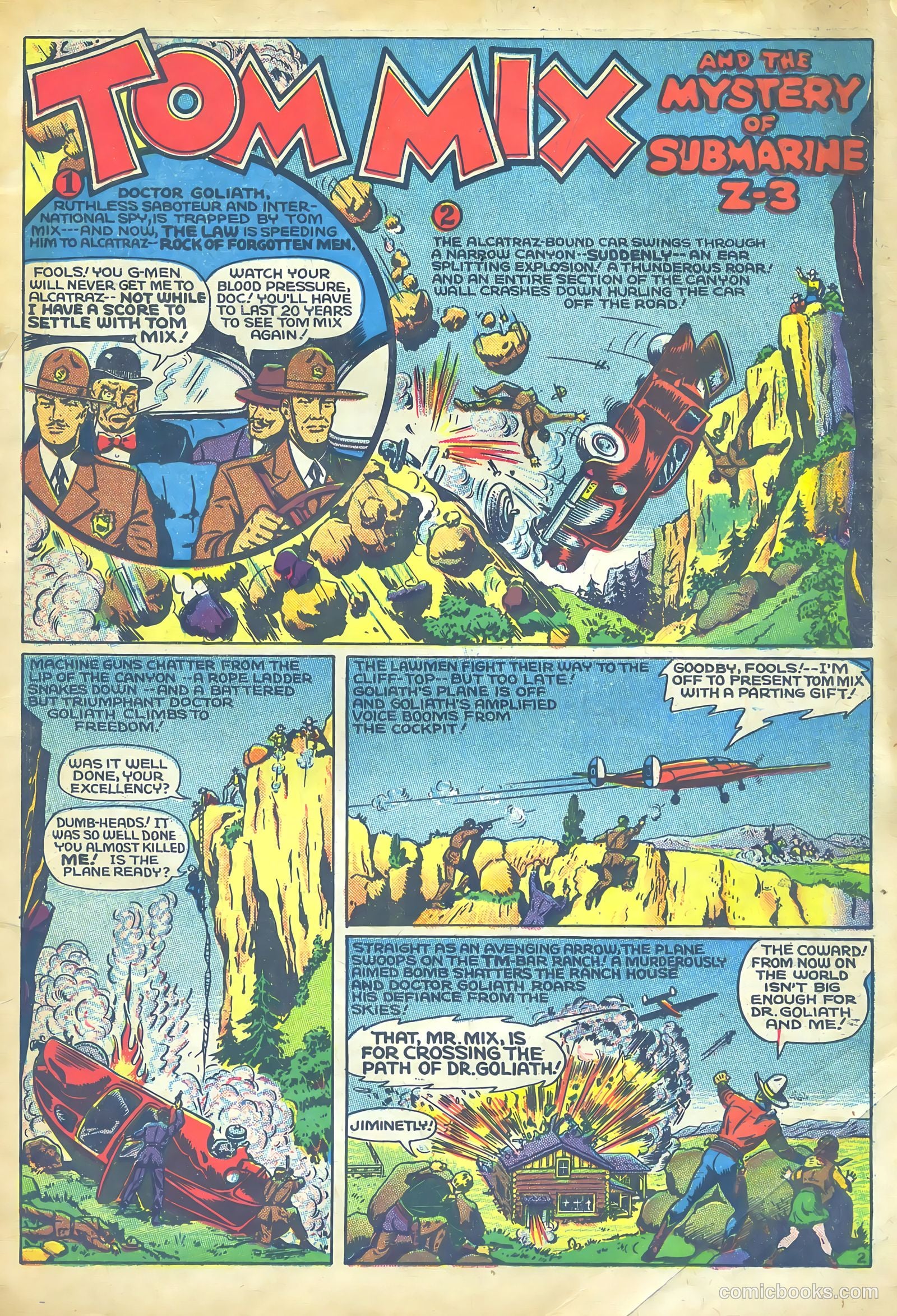 Tom Mix Comics #8 — page 3 of 37