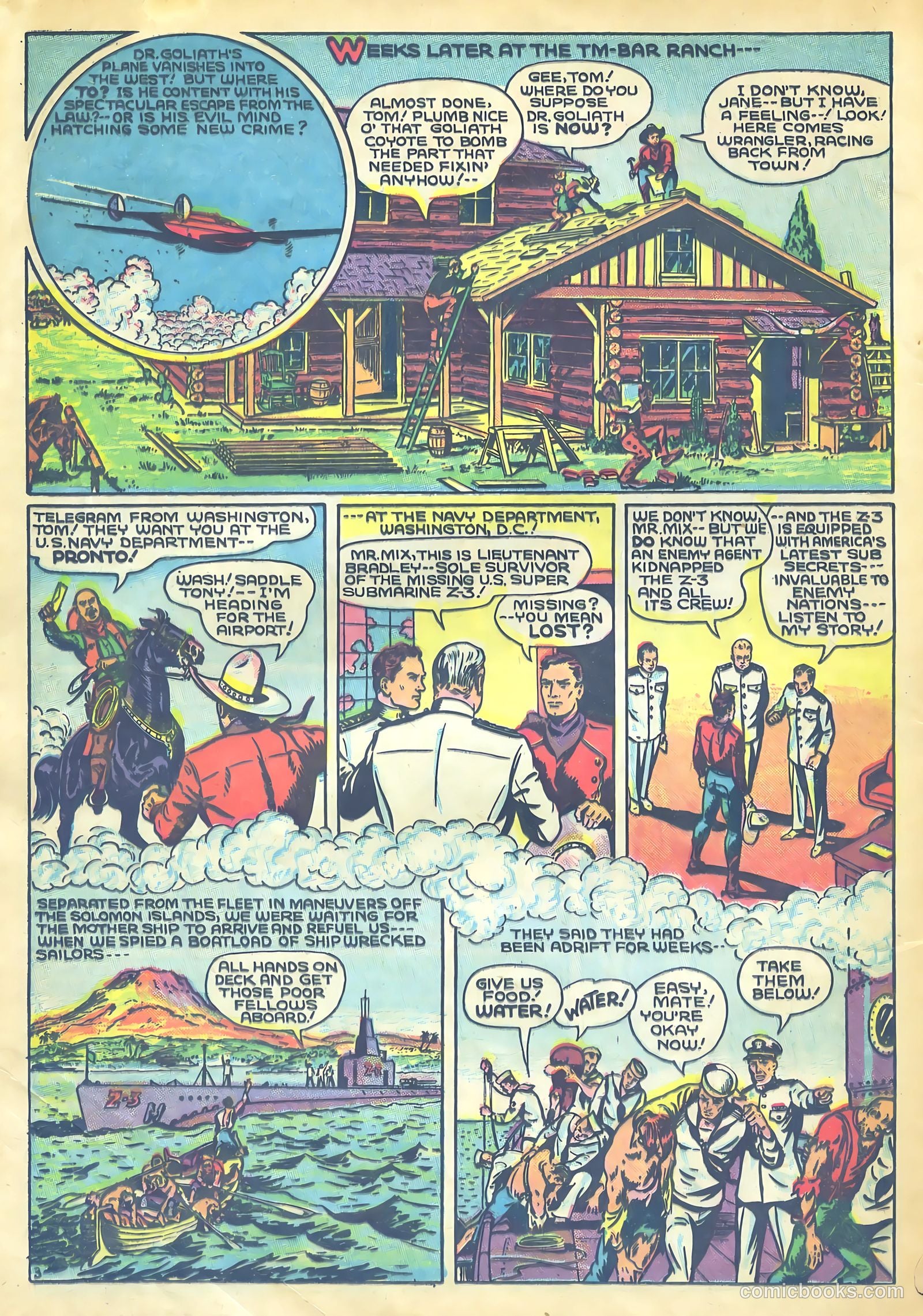 Tom Mix Comics #8 — page 4 of 37