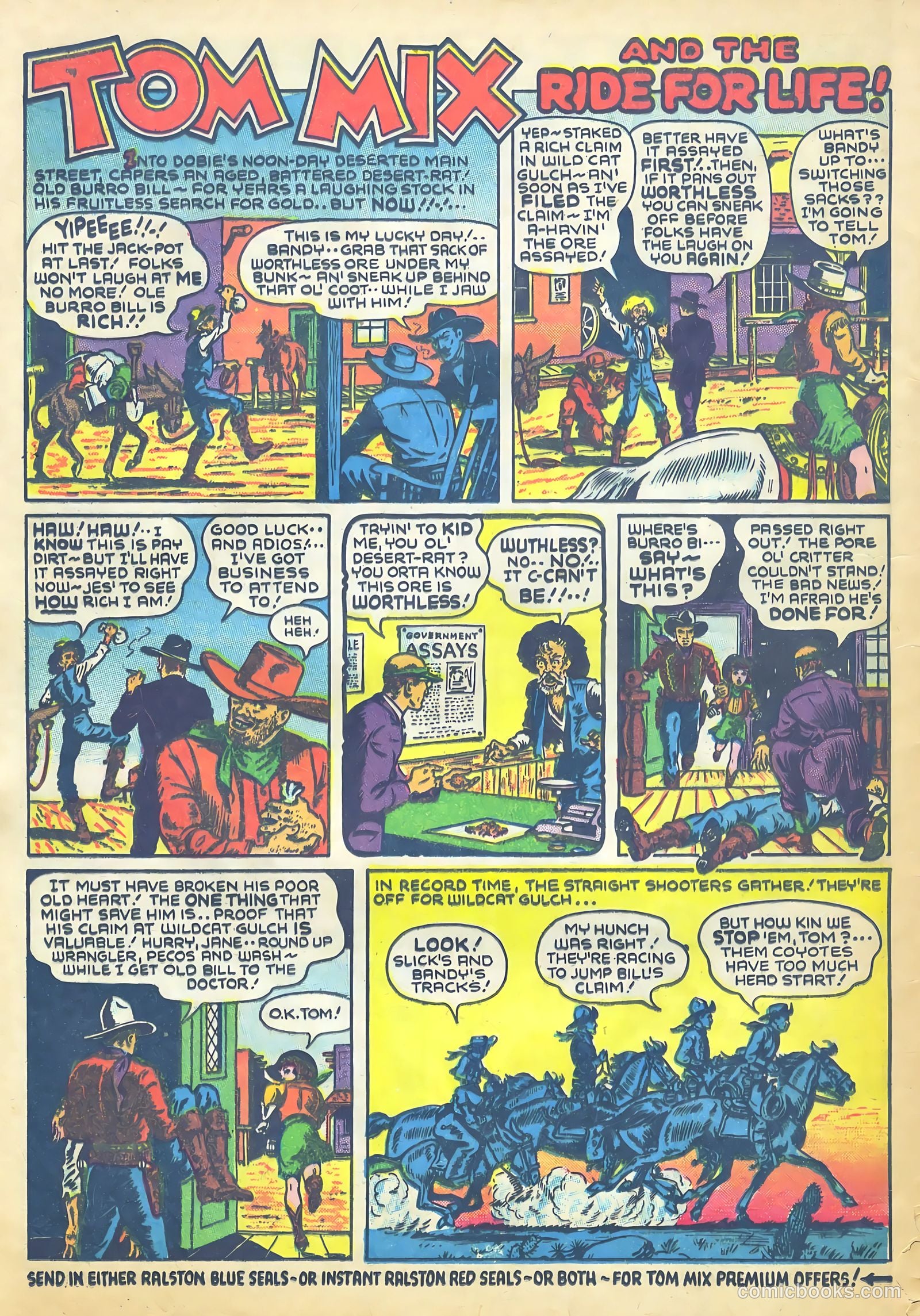 Tom Mix Comics #8 — page 32 of 37
