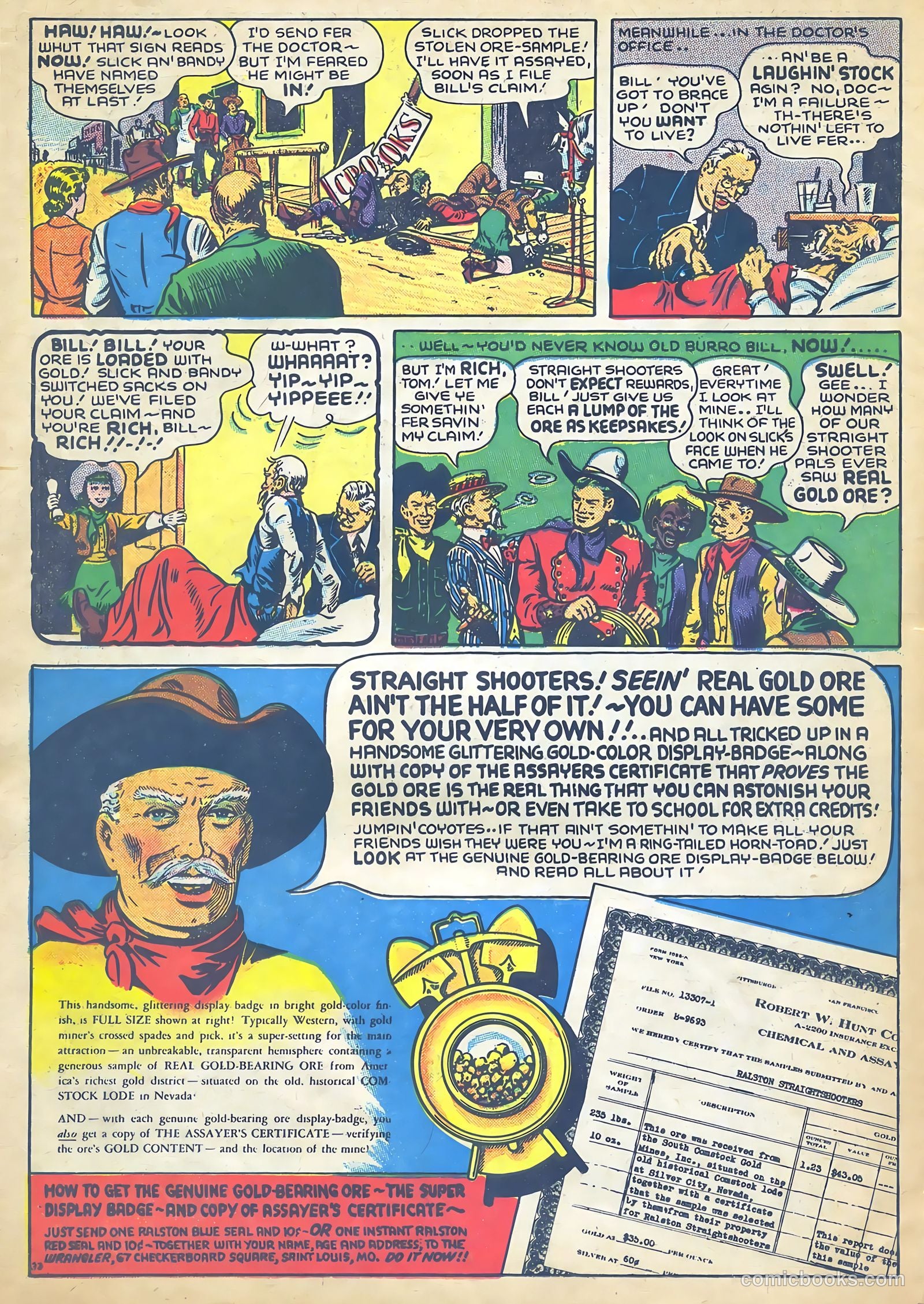 Tom Mix Comics #8 — page 34 of 37