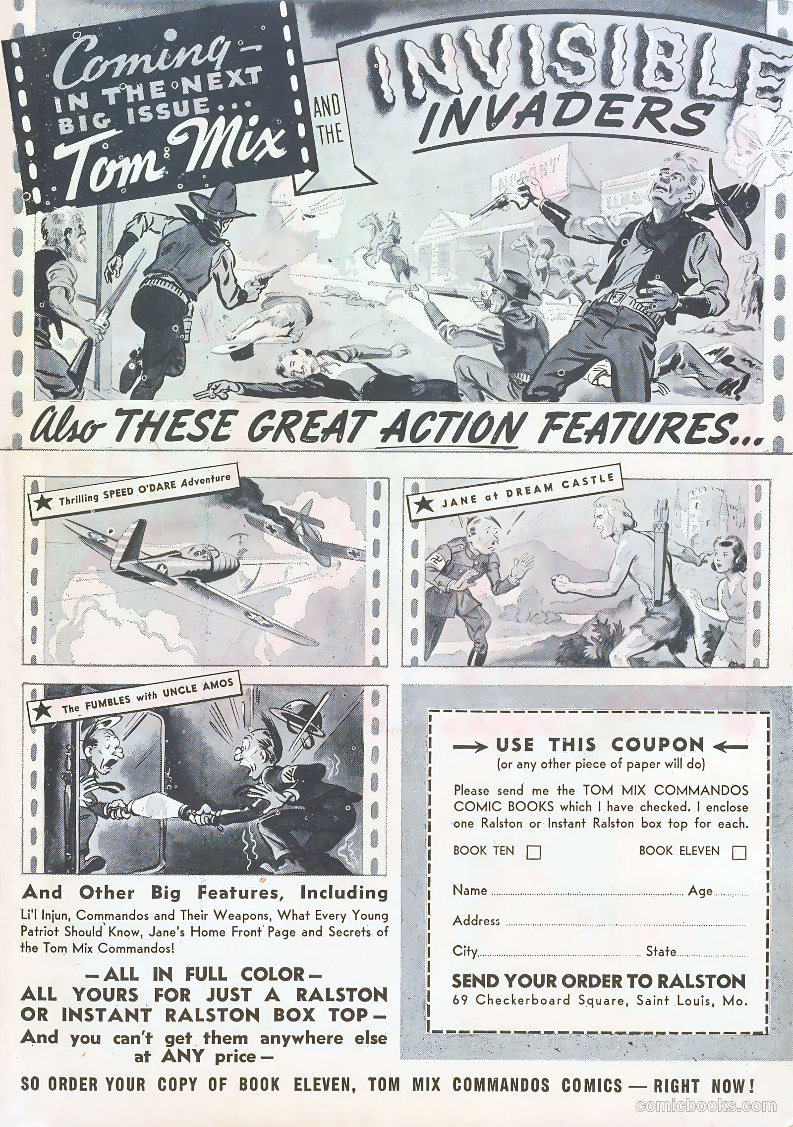 Tom Mix Commandos Comics #10 — page 34 of 35