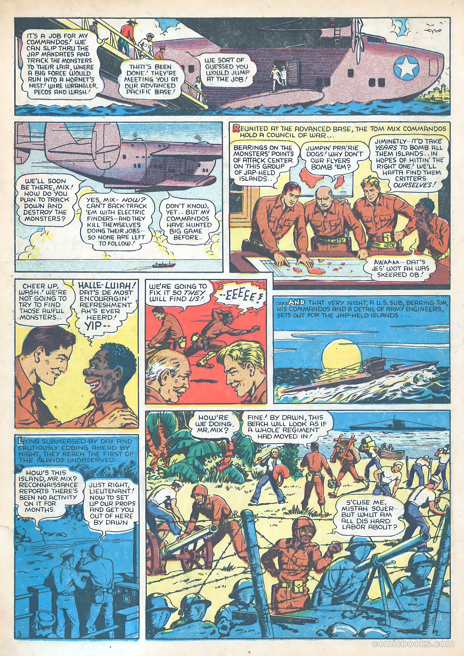 Tom Mix Commandos Comics #12 — page 4 of 35