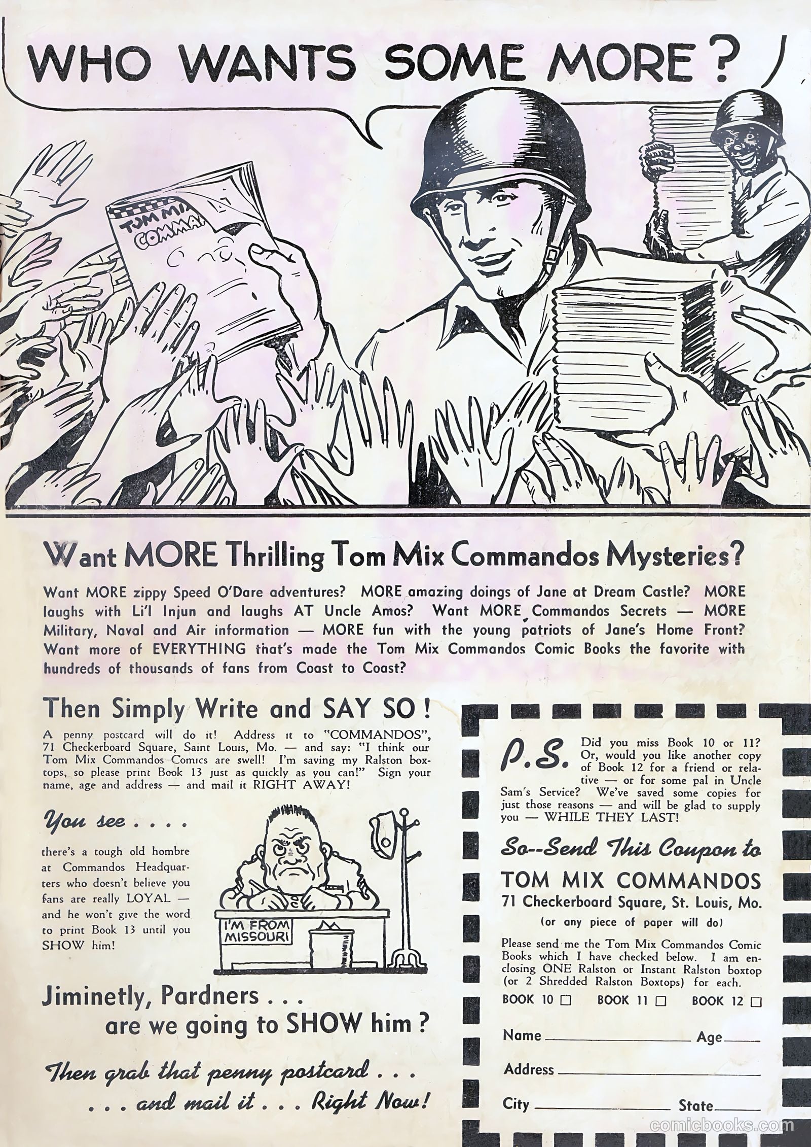 Tom Mix Commandos Comics #12 — page 34 of 35