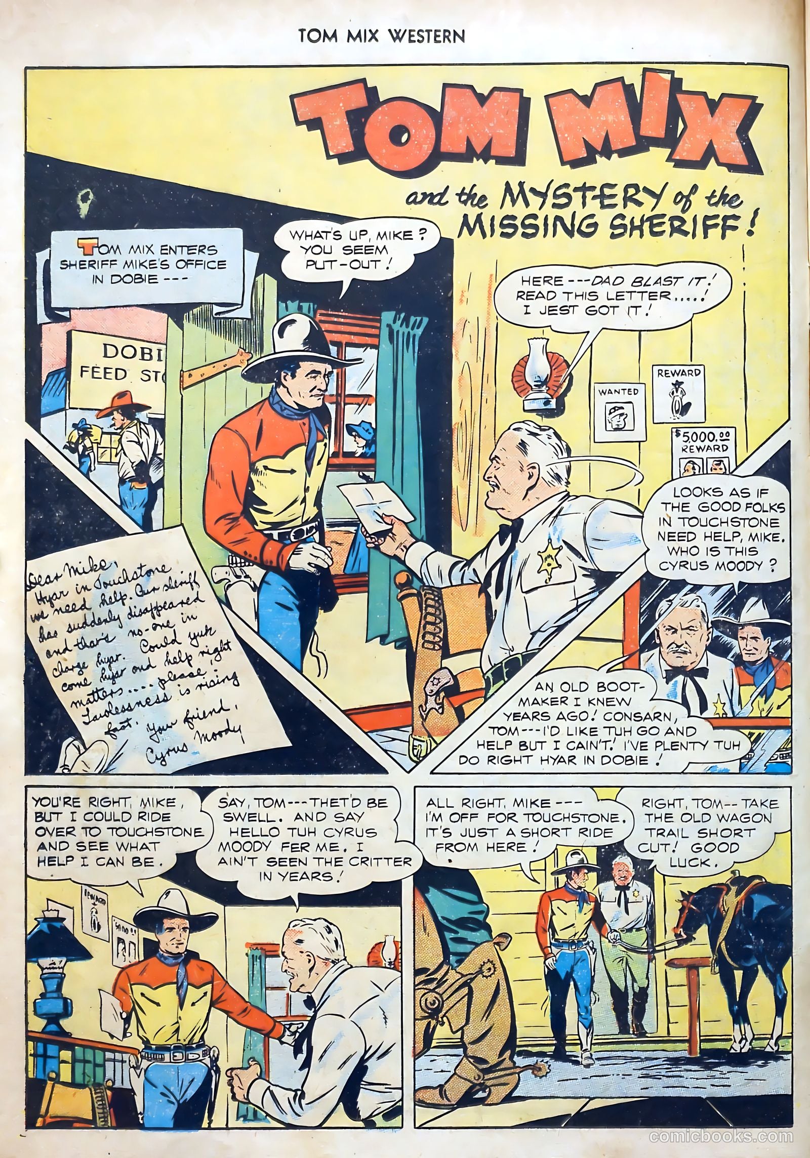 Tom Mix Western #1 — page 16 of 52