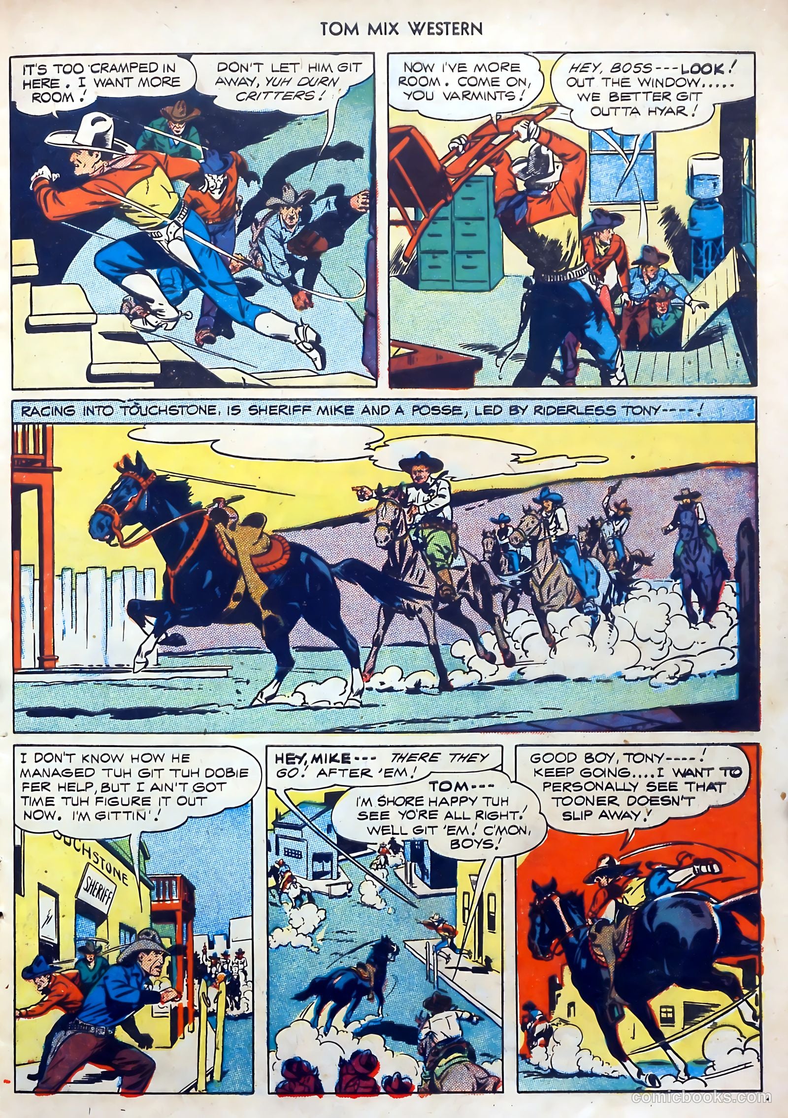 Tom Mix Western #1 — page 21 of 52