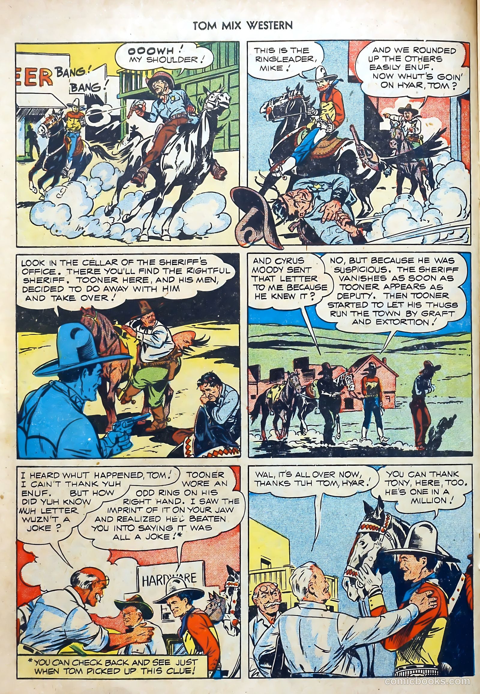Tom Mix Western #1 — page 22 of 52