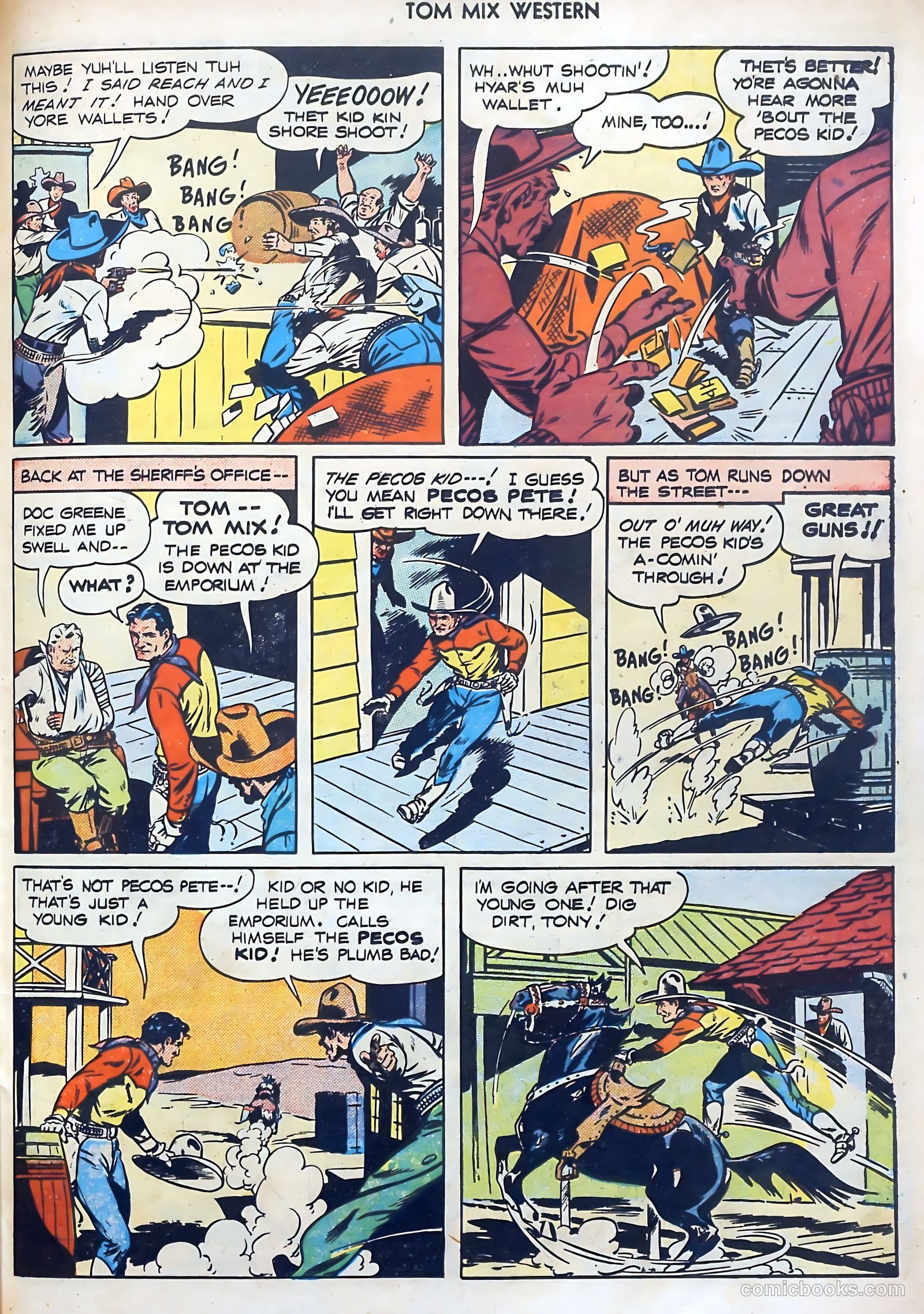 Tom Mix Western #1 — page 43 of 52