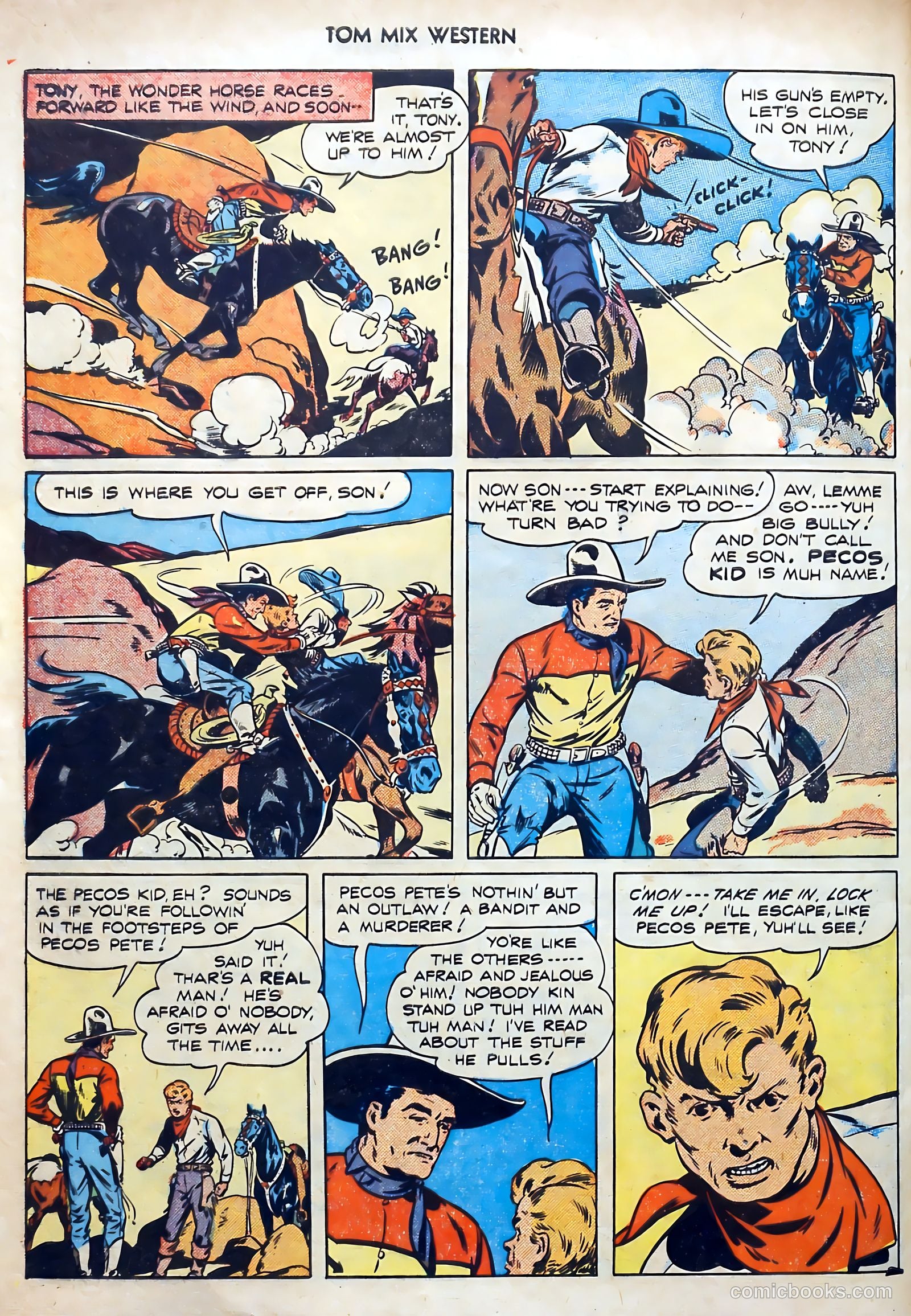 Tom Mix Western #1 — page 44 of 52