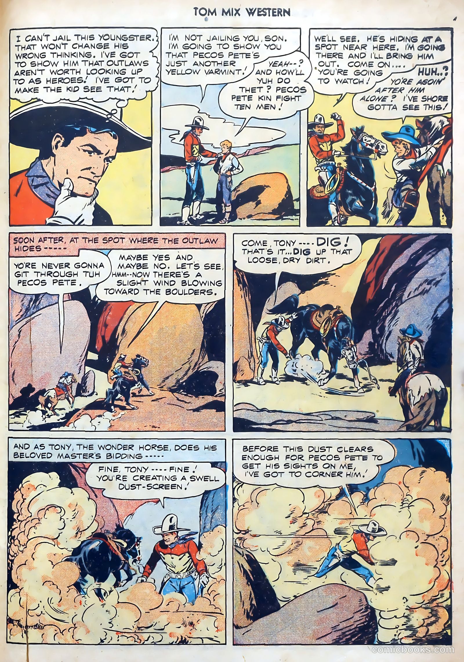 Tom Mix Western #1 — page 45 of 52