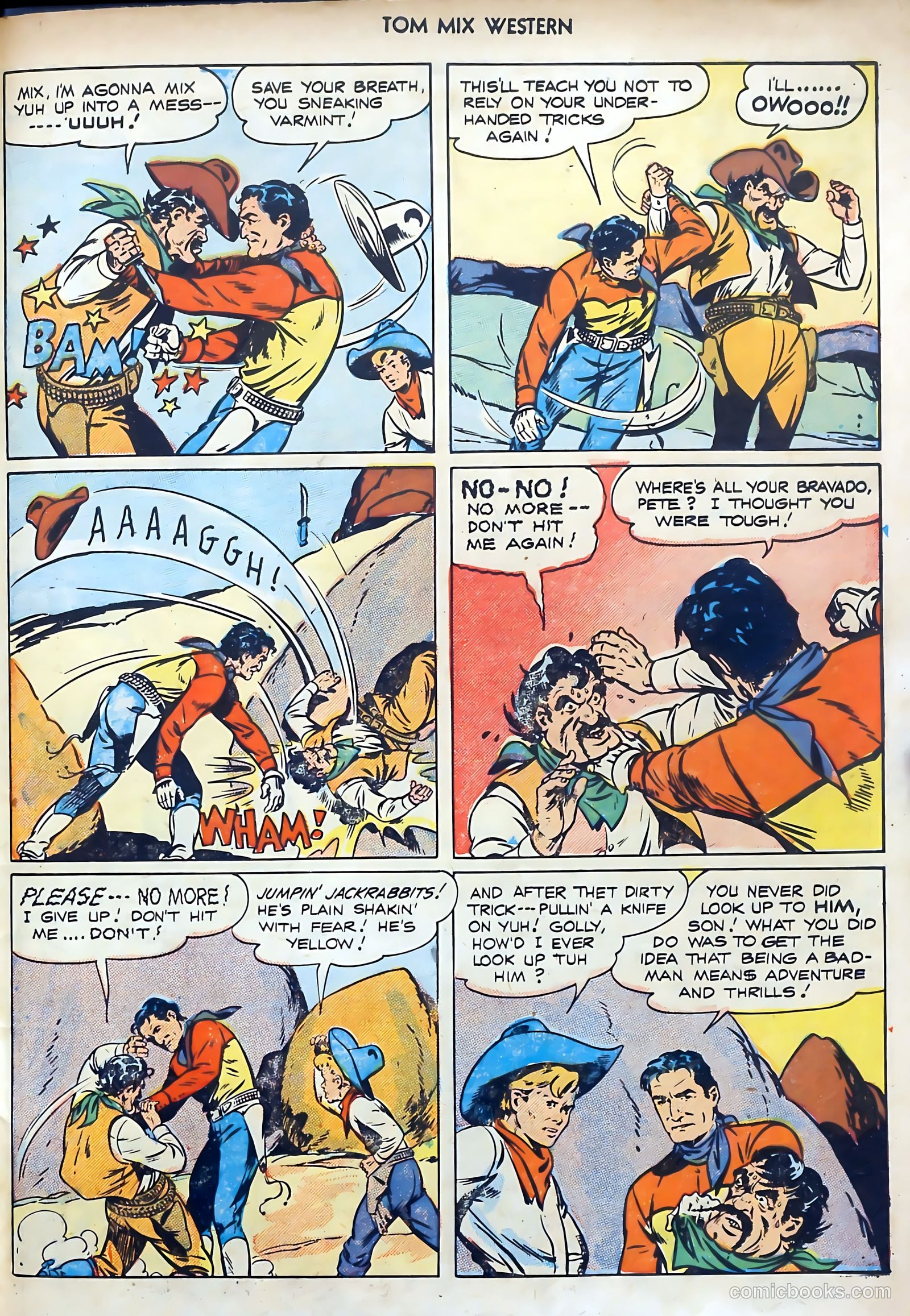 Tom Mix Western #1 — page 47 of 52